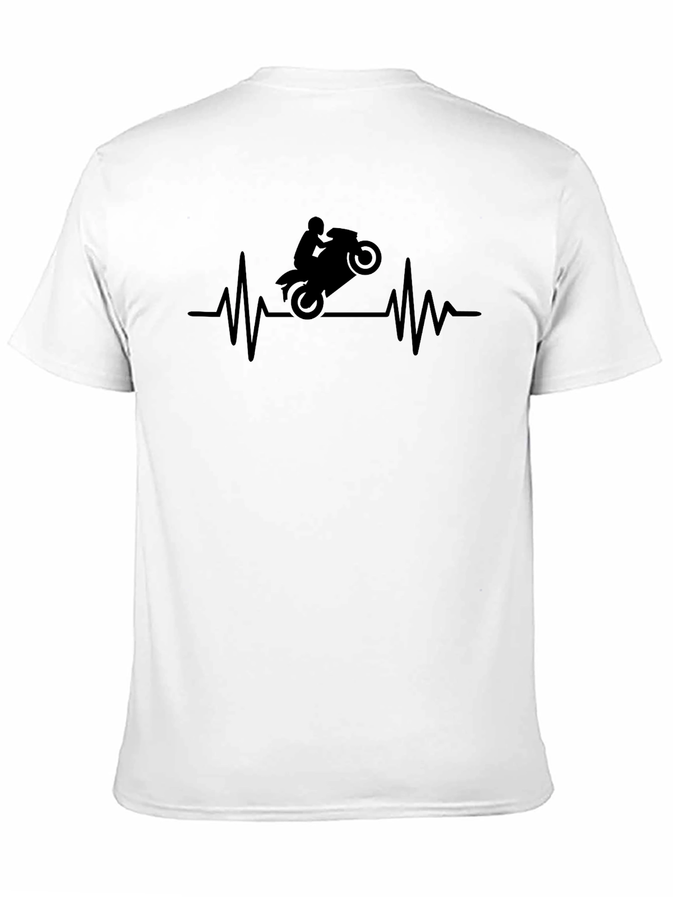 Motorcycle Heartbeat T-Shirt - Rider Passion