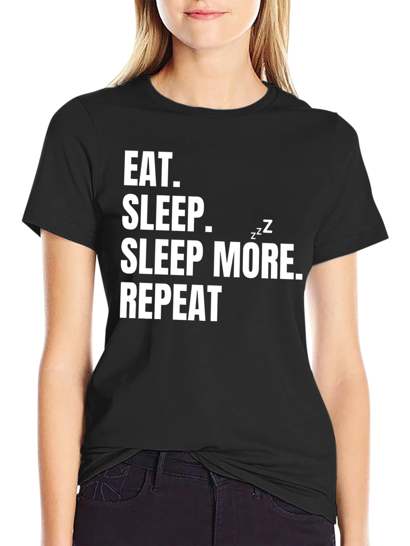 Eat Sleep Repeat Graphic Tee