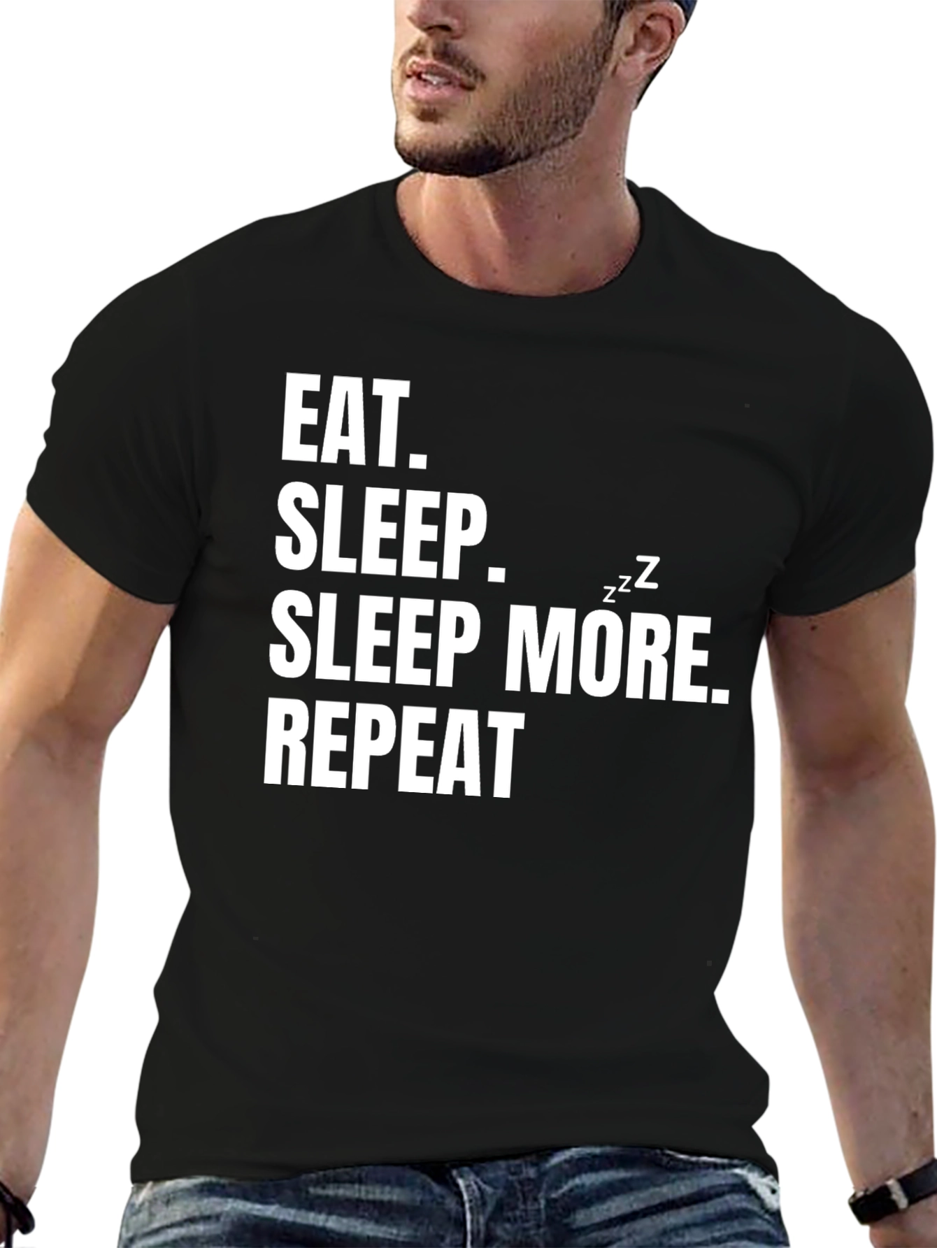 Eat Sleep Repeat Graphic Tee