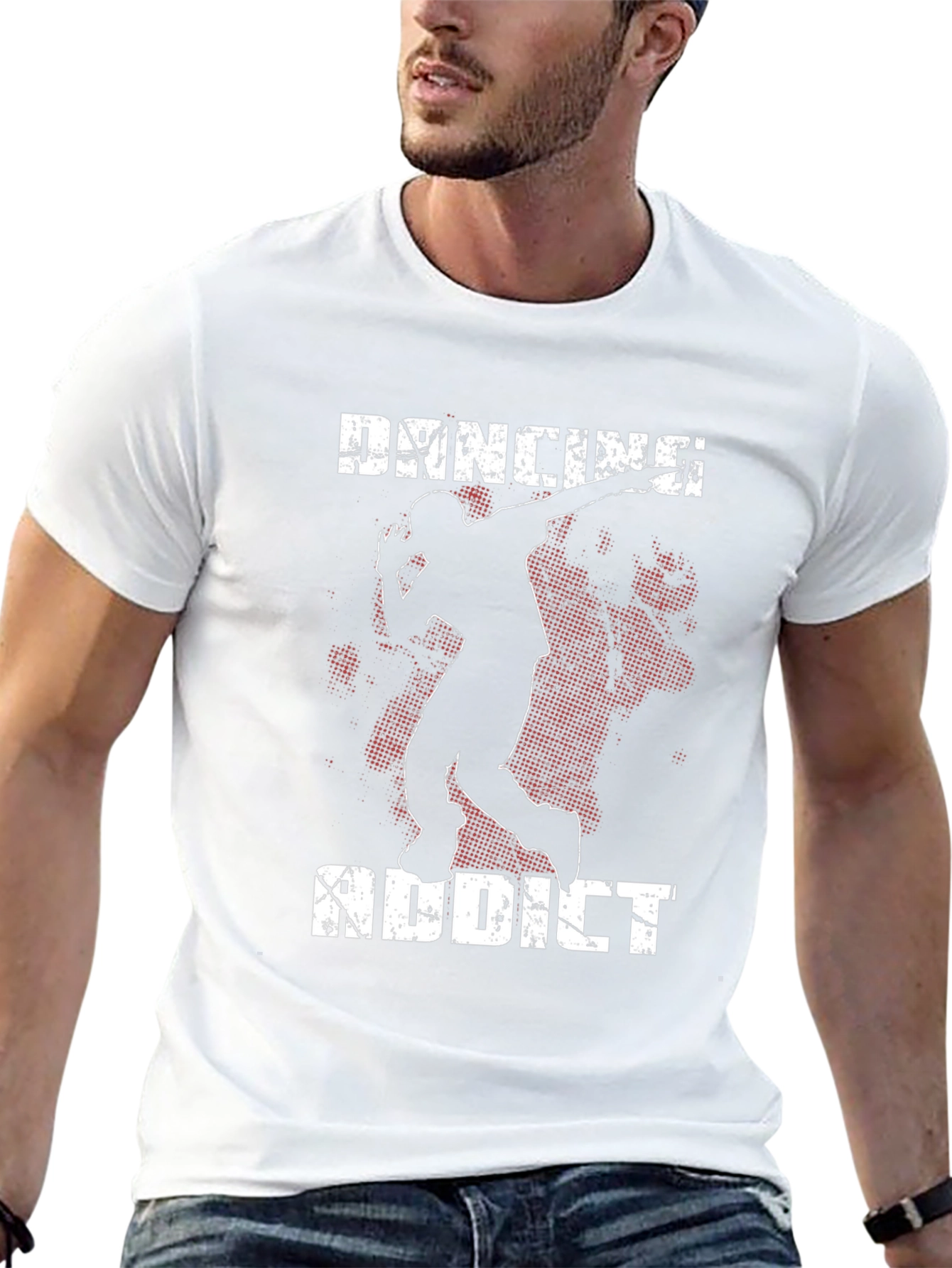 Dancing Addict Graphic Tee - Black