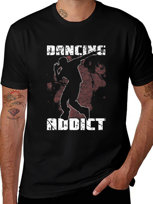 Dancing Addict Graphic Tee - Black