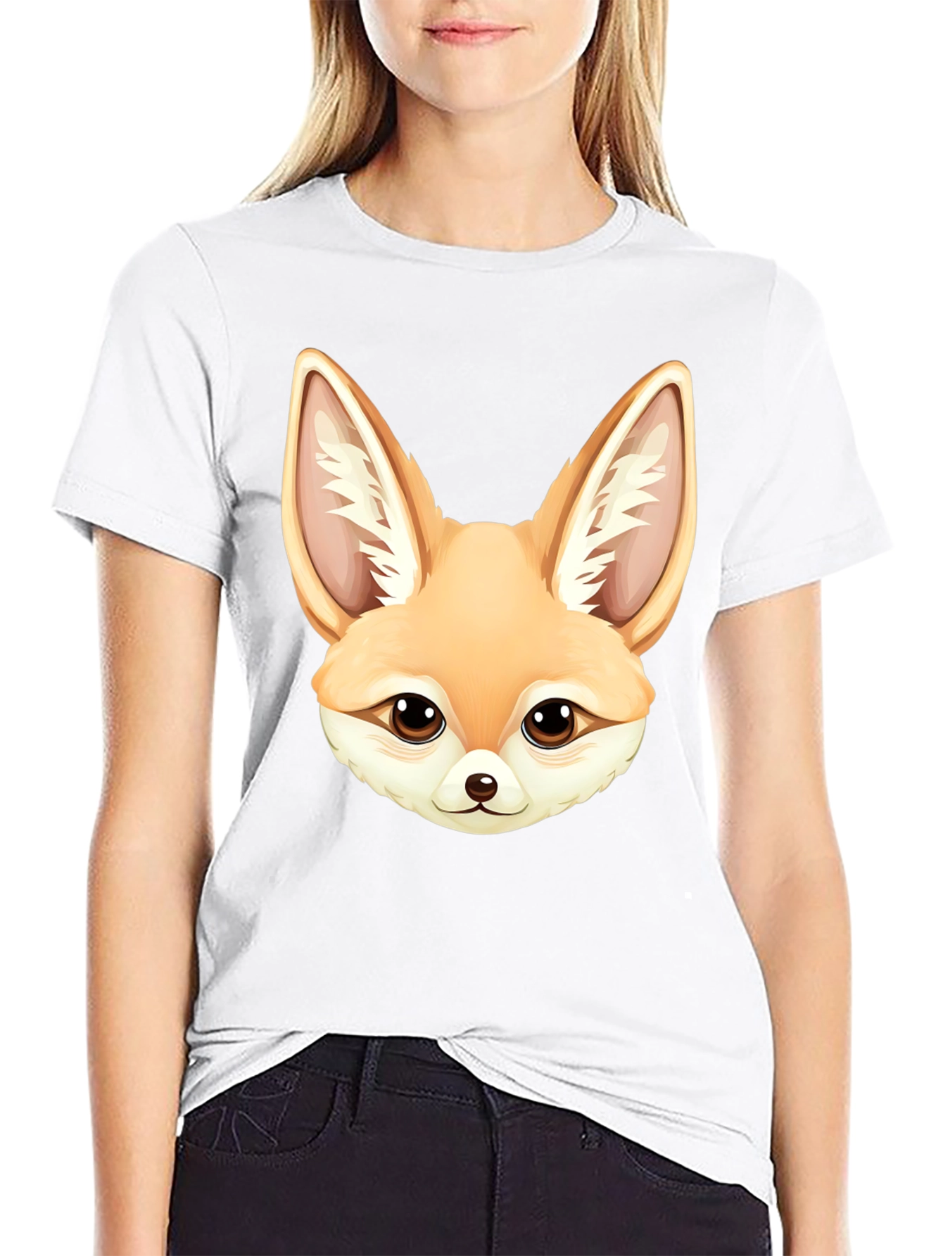Fennec Fox T-Shirt - Cute Animal Graphic Tee