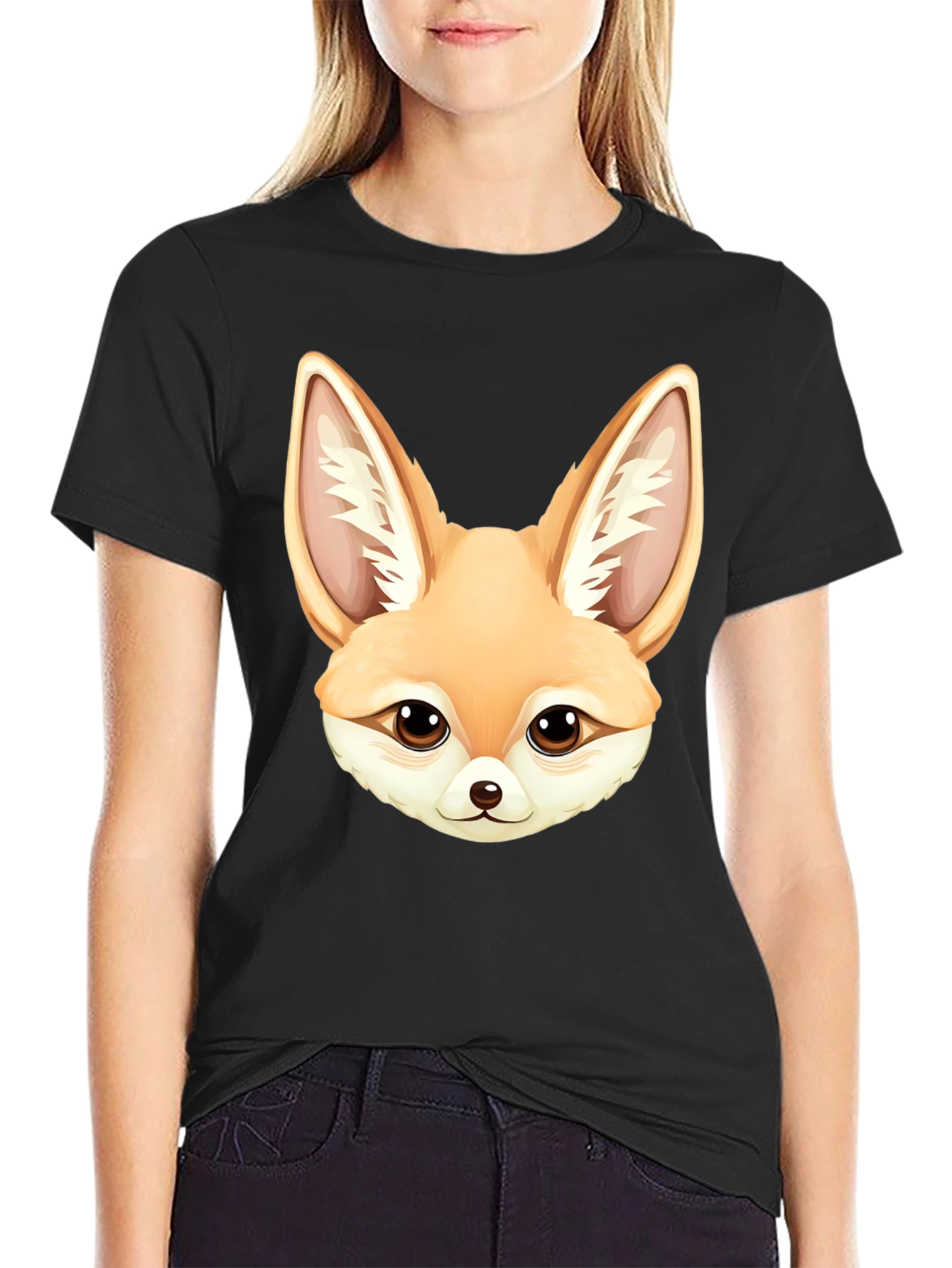Fennec Fox T-Shirt - Cute Animal Graphic Tee