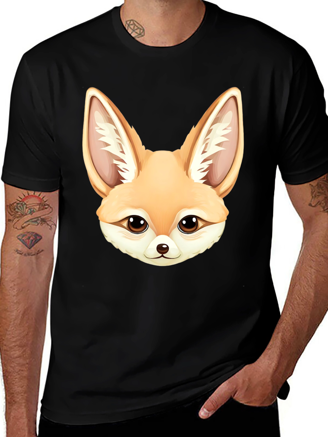 Fennec Fox T-Shirt - Cute Animal Graphic Tee