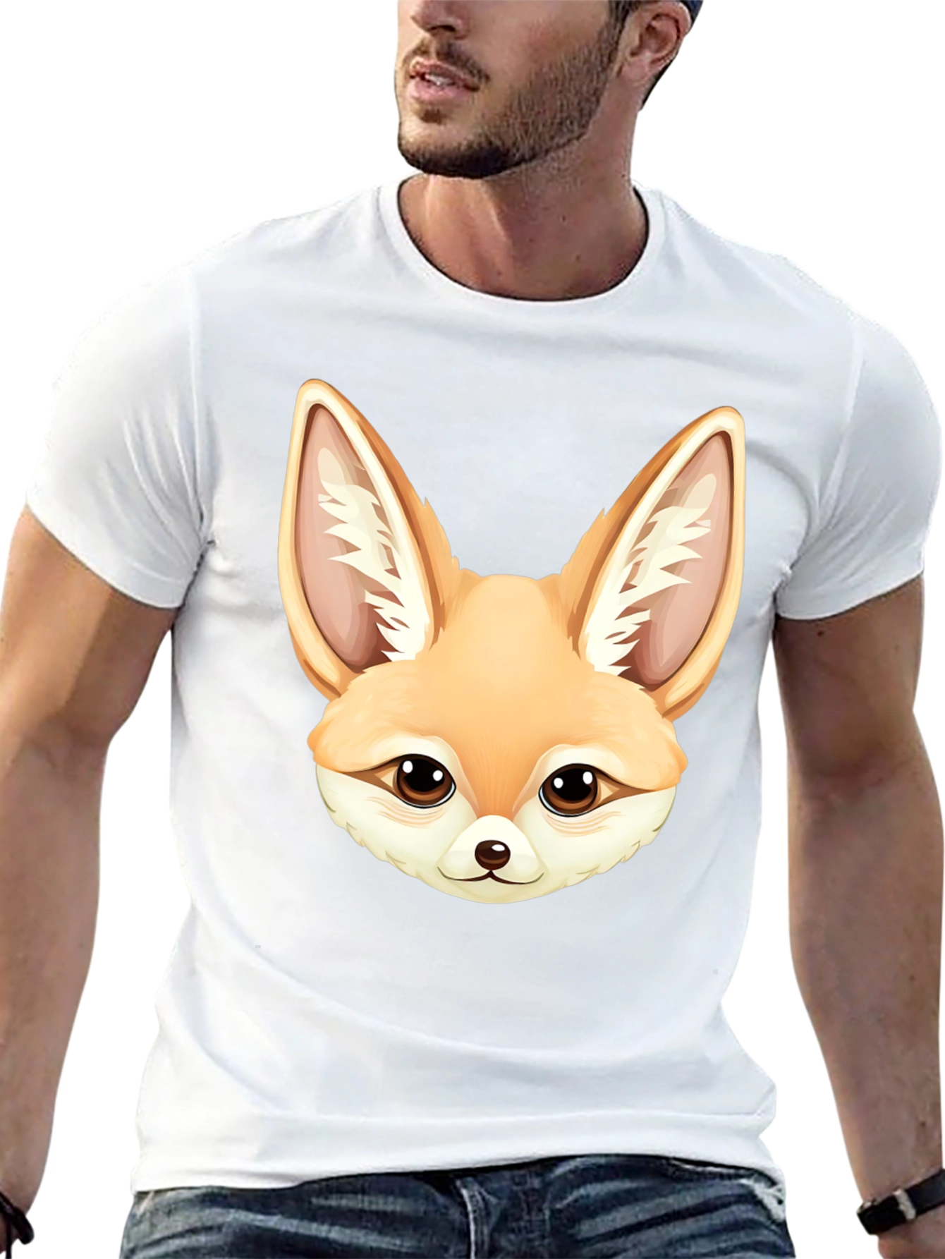 Fennec Fox T-Shirt - Cute Animal Graphic Tee