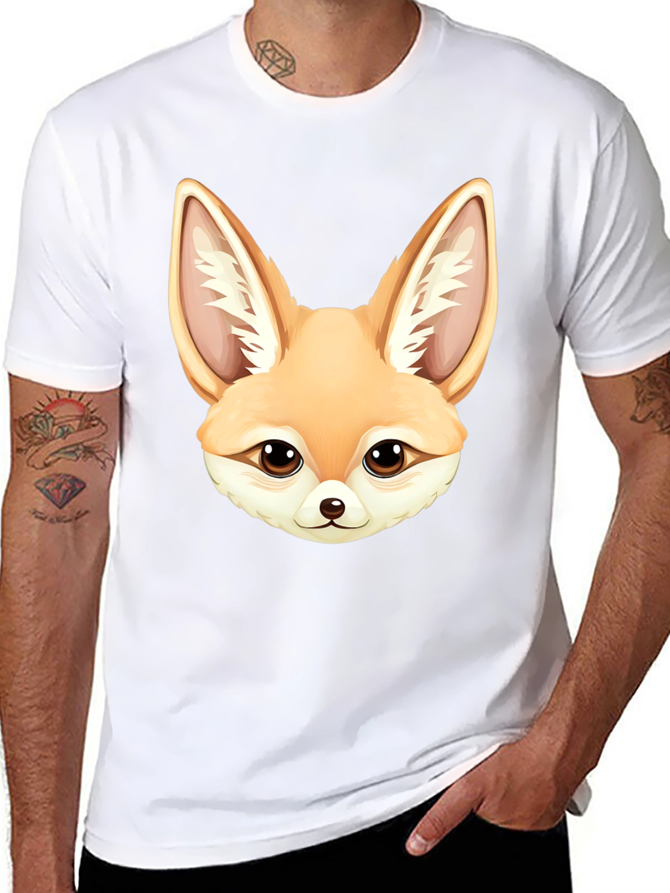 Fennec Fox T-Shirt - Cute Animal Graphic Tee