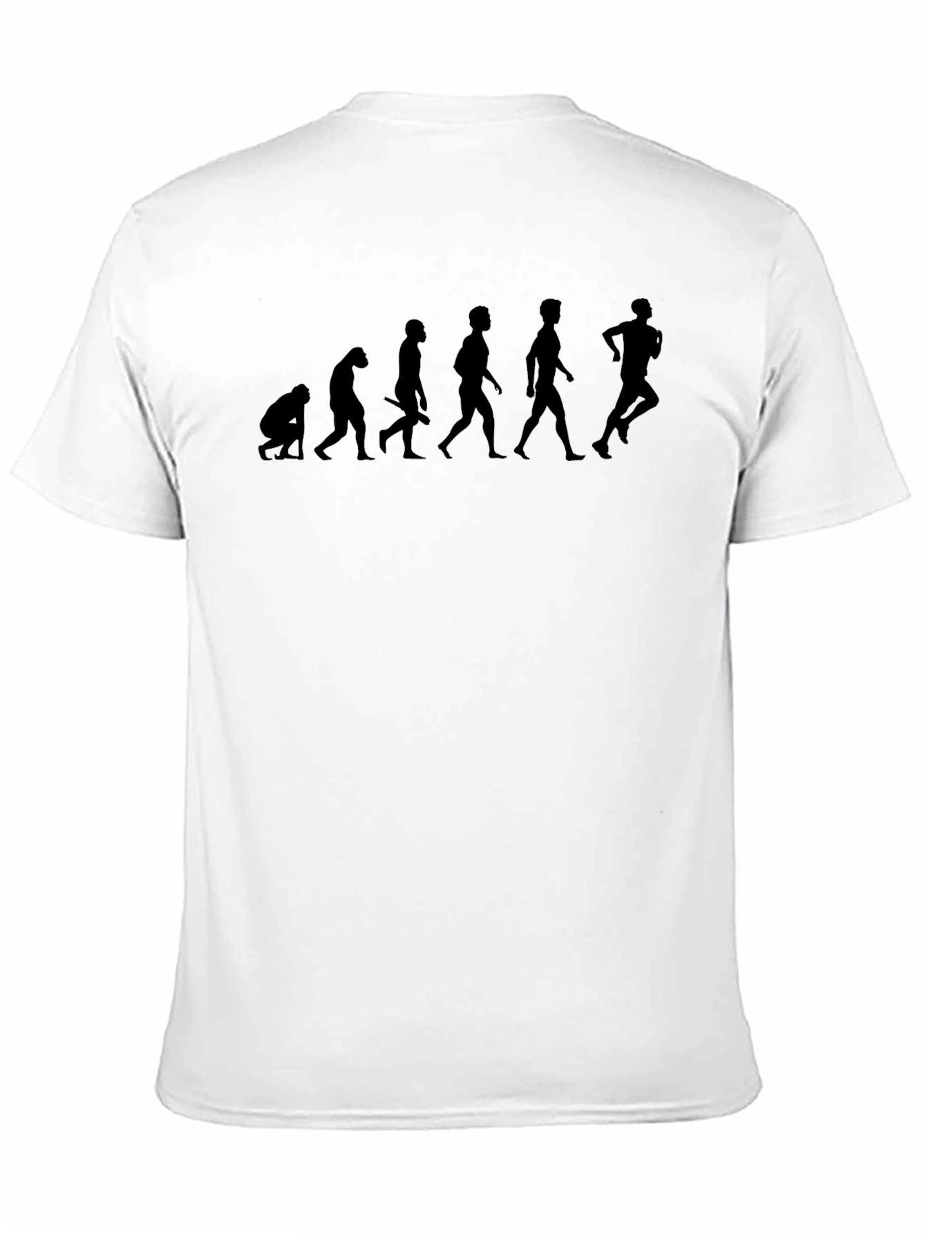Evolution of Running Black T-Shirt