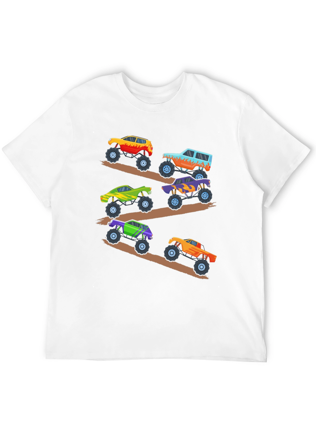 Monster Truck Rally Graphic Tee - Black