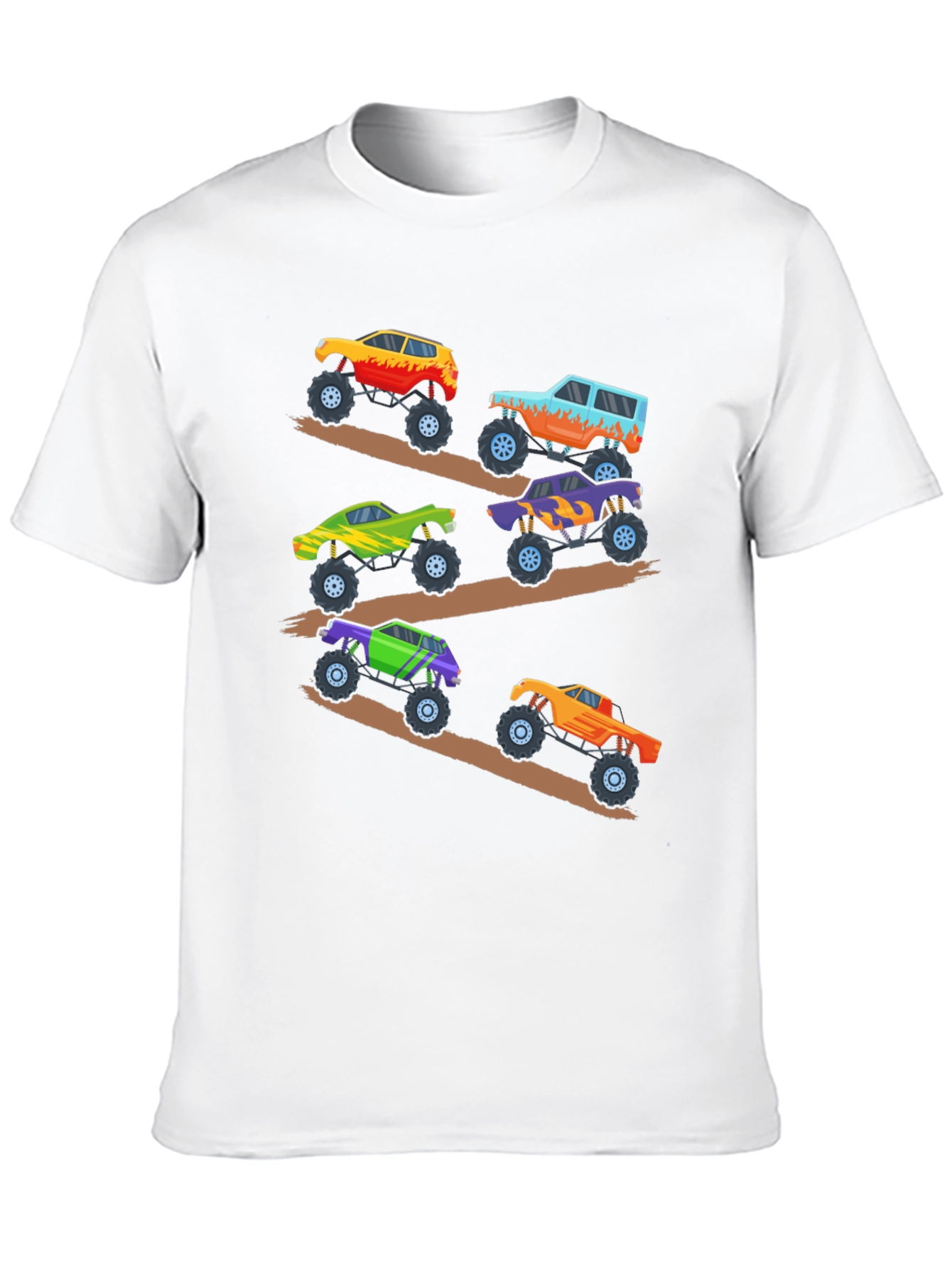 Monster Truck Rally Graphic Tee - Black