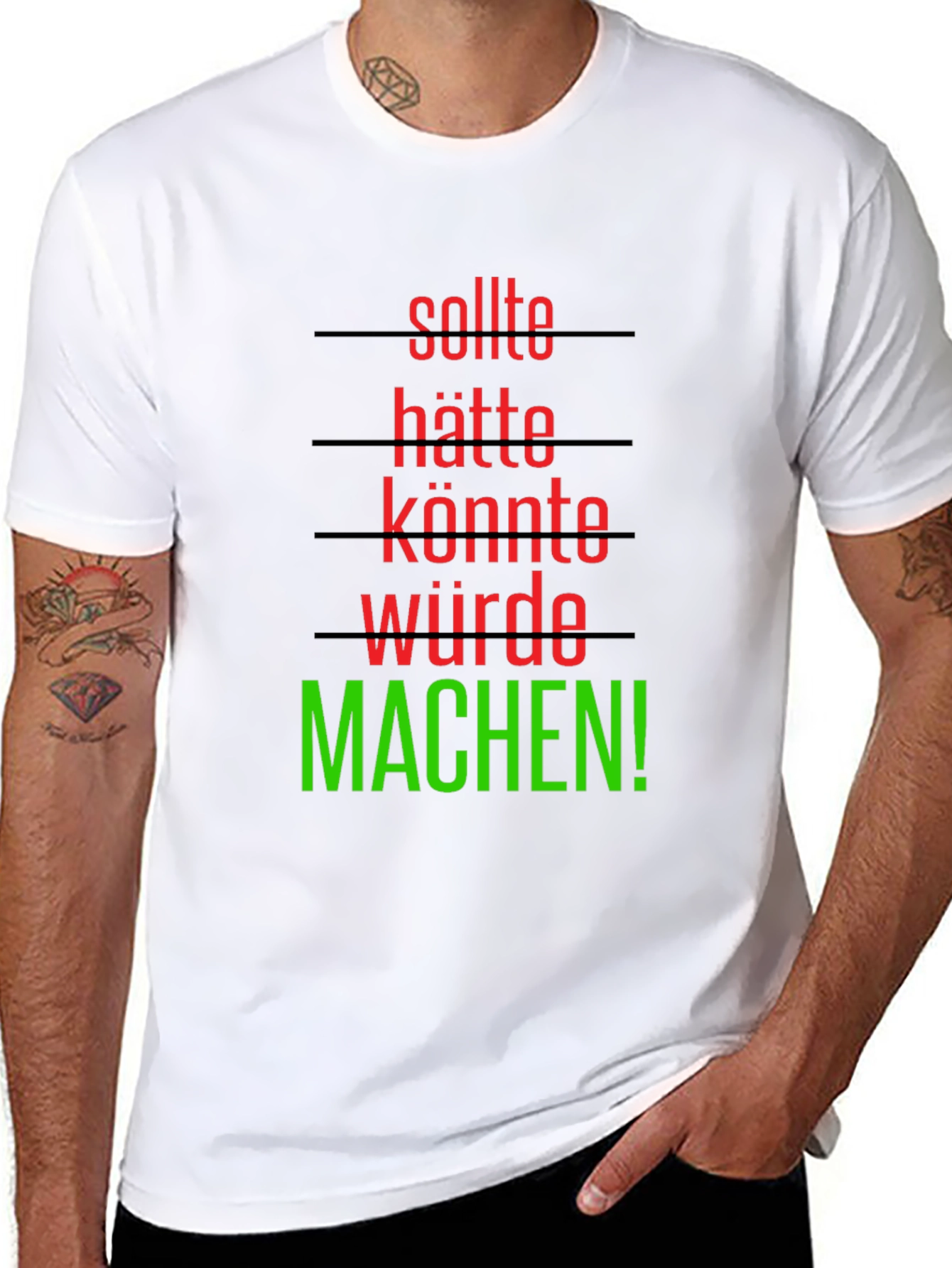 Sollte Hatte Konnte Wurde Machen! T-Shirt