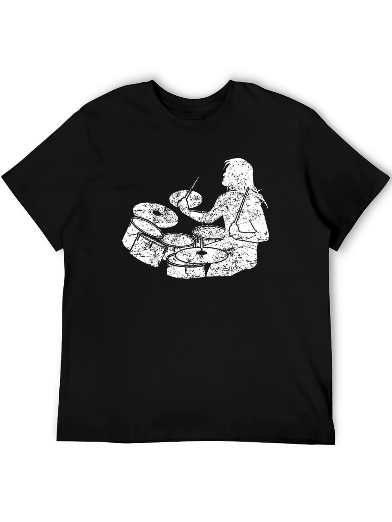 Drummer Graphic T-Shirt - Black
