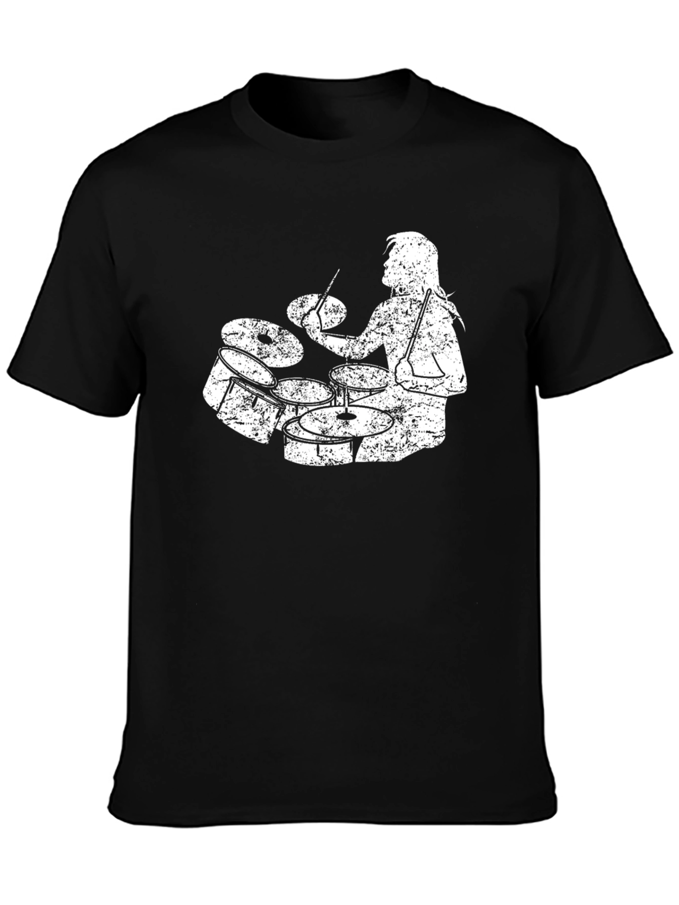 Drummer Graphic T-Shirt - Black