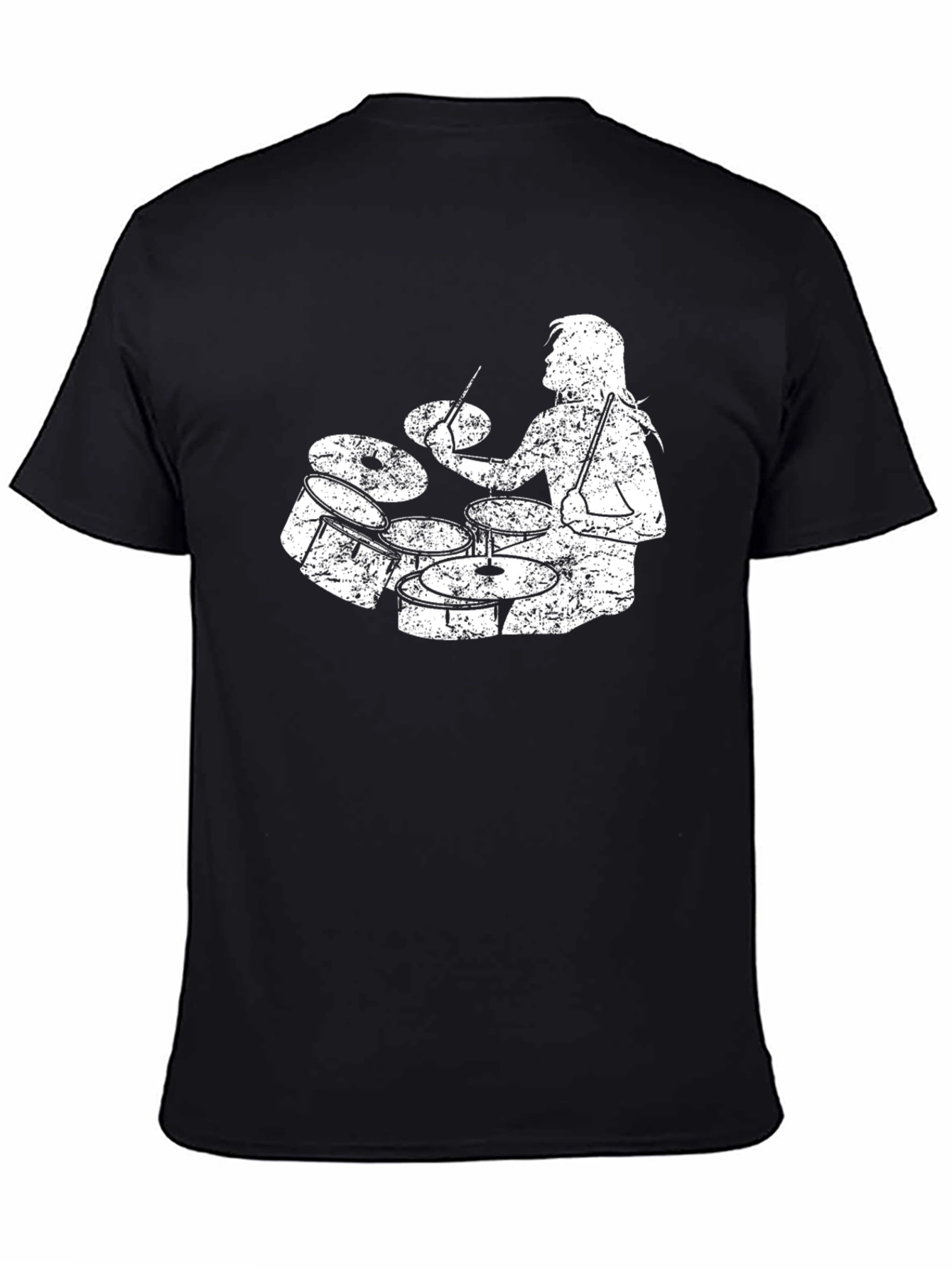 Drummer Graphic T-Shirt - Black