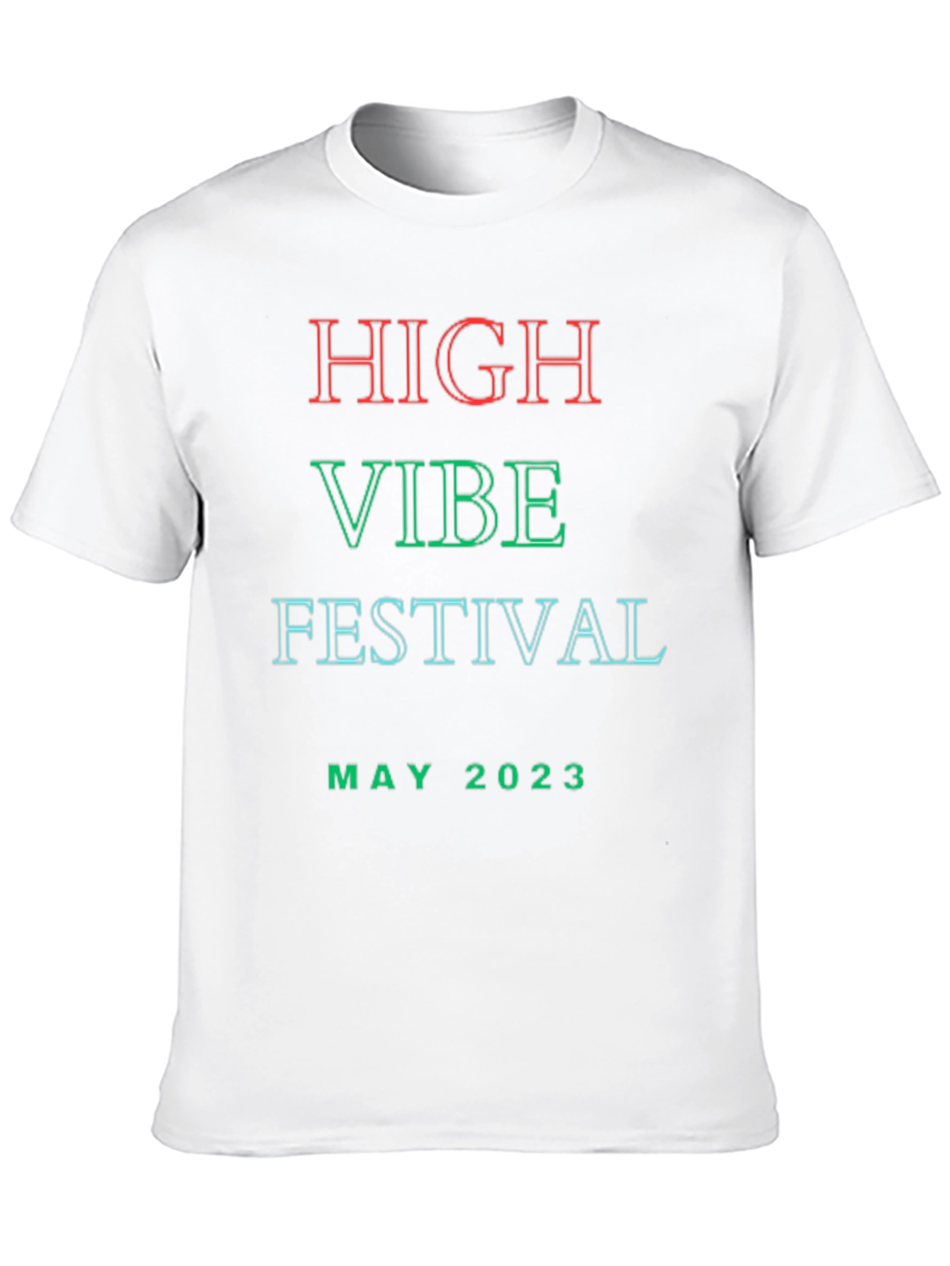 High Vibe Festival May 2023 Black T-Shirt