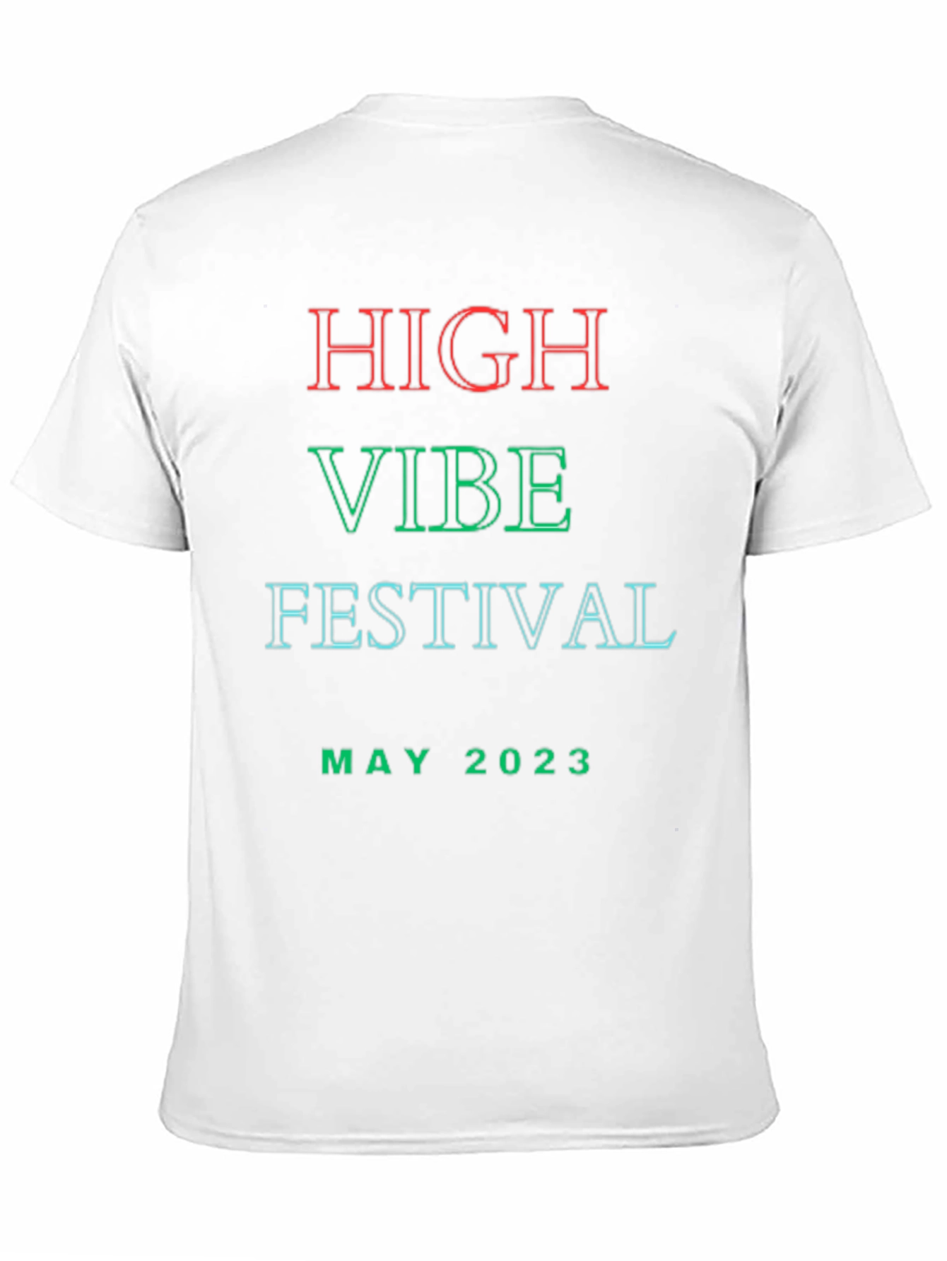 High Vibe Festival May 2023 Black T-Shirt