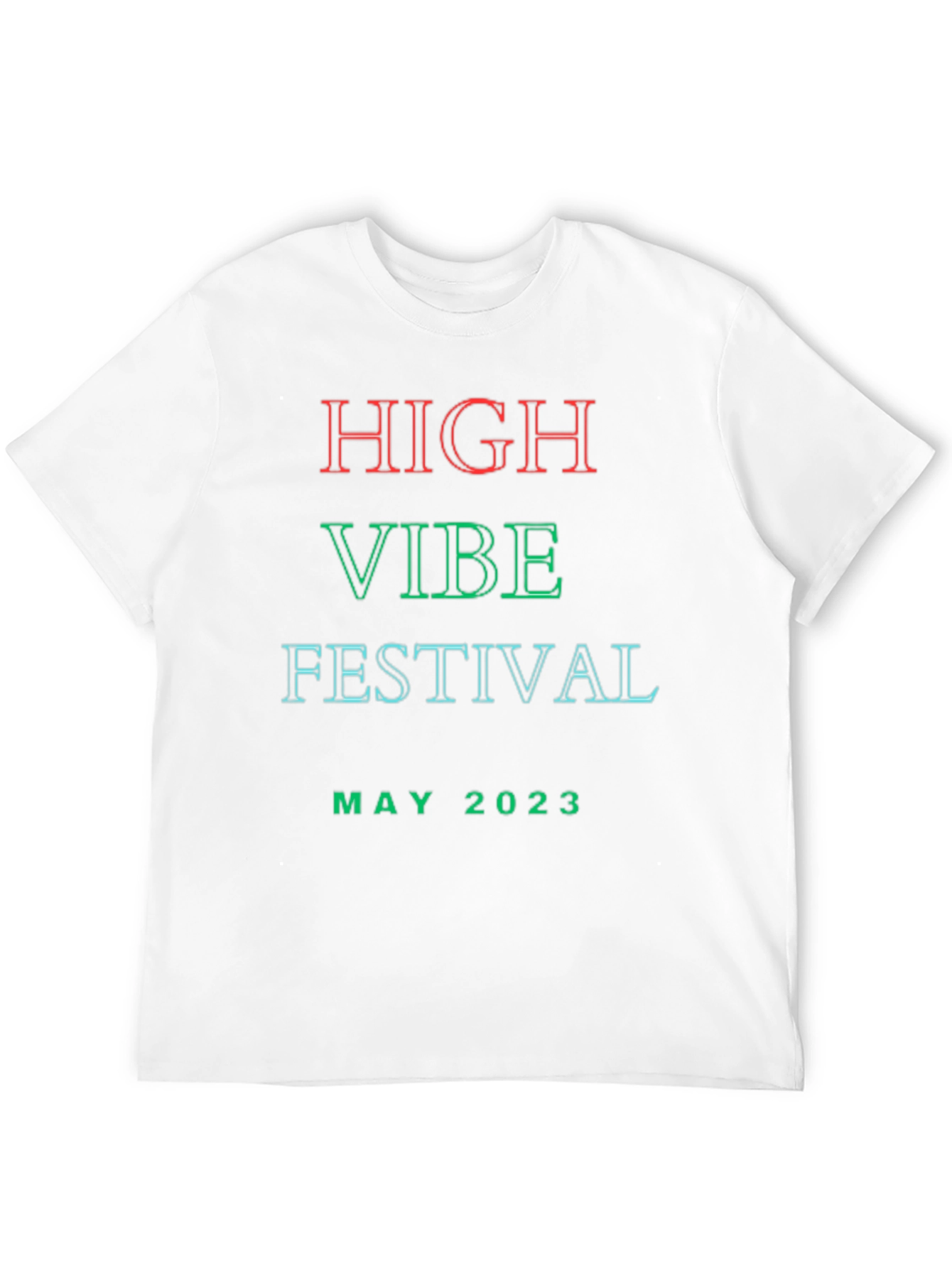 High Vibe Festival May 2023 Black T-Shirt