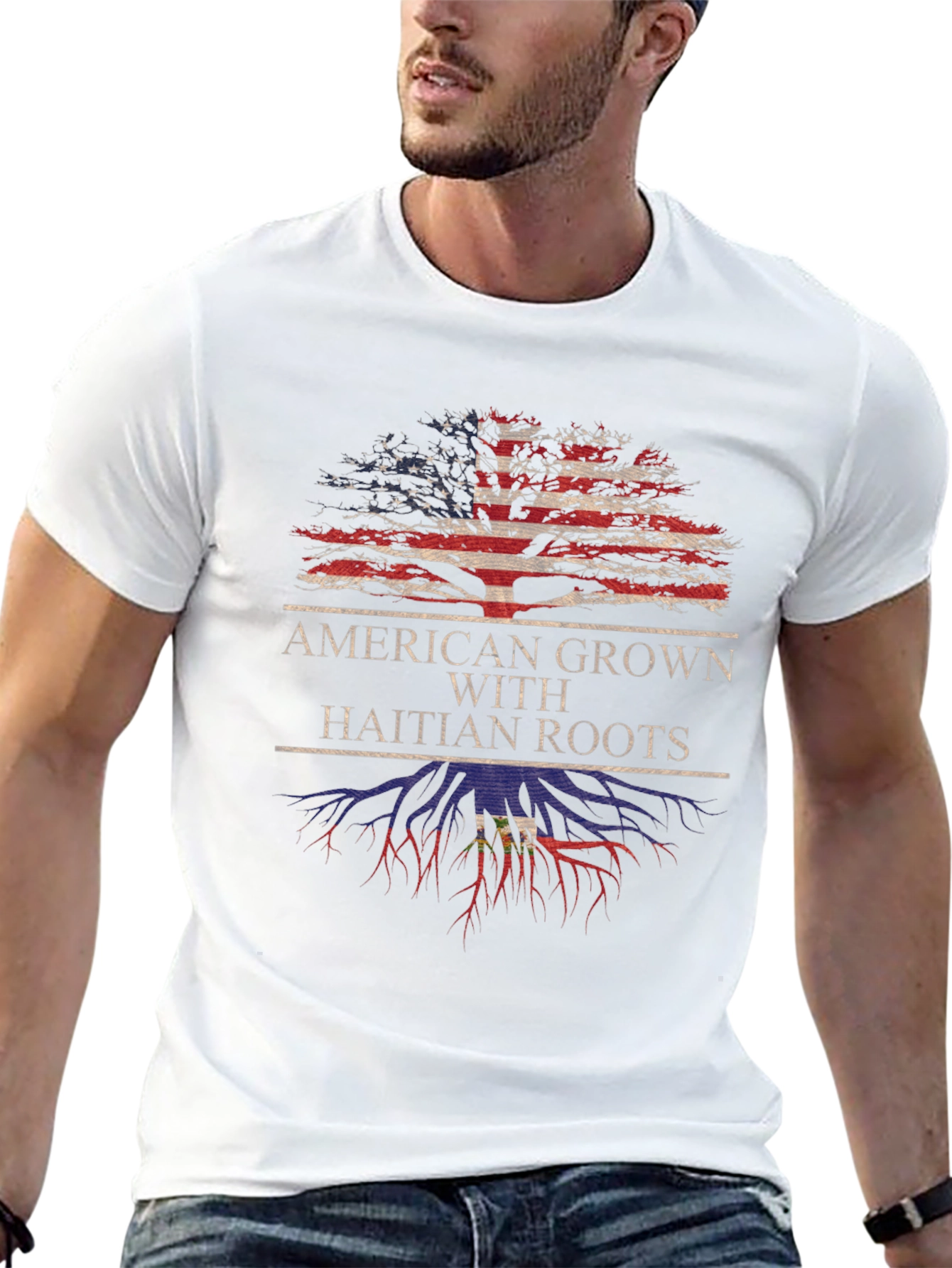 American Grown with Haitian Roots T-Shirt