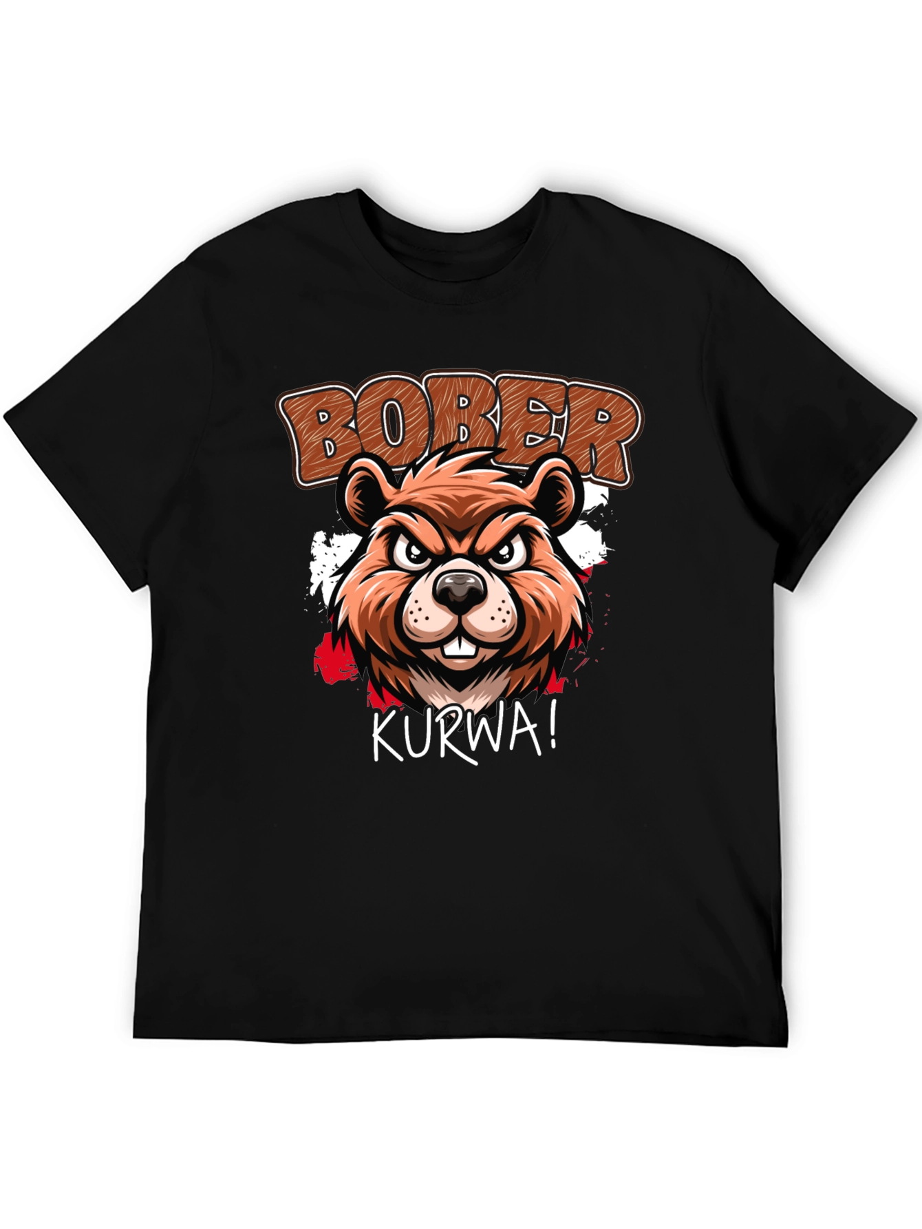 Bober Kurwa T-Shirt: Beaver Graphic Tee