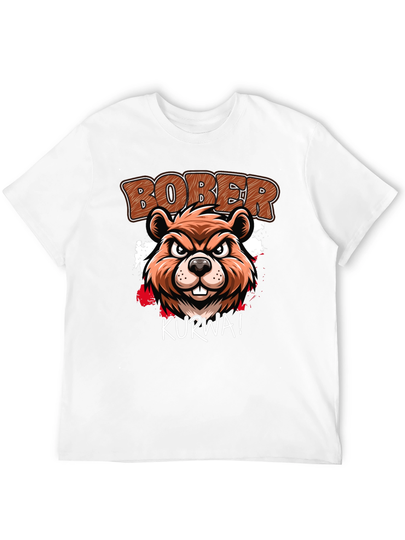 Bober Kurwa T-Shirt: Beaver Graphic Tee