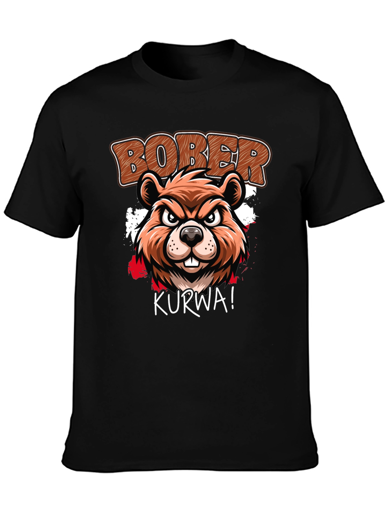 Bober Kurwa T-Shirt: Beaver Graphic Tee