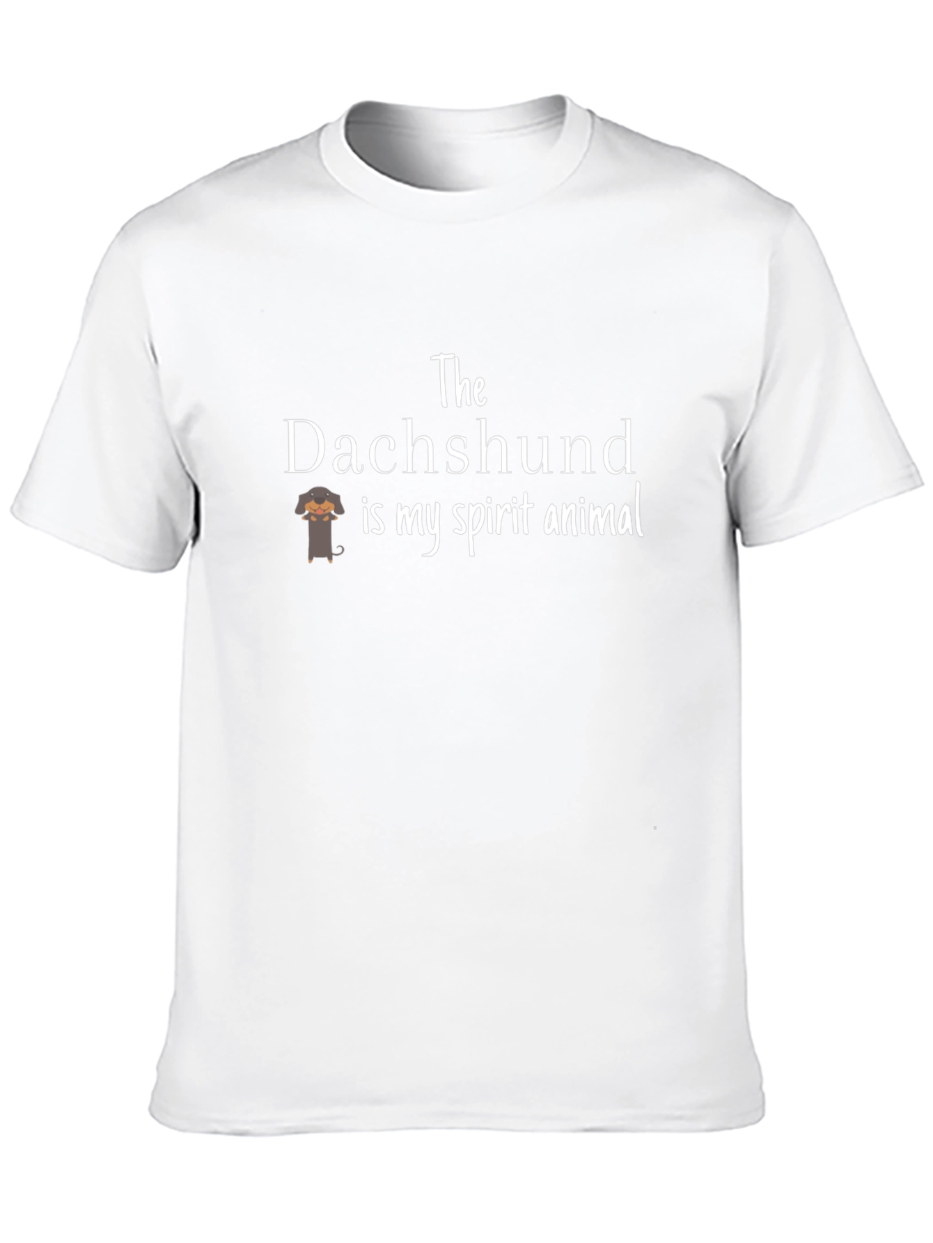 Dachshund Spirit Animal T-Shirt - Black