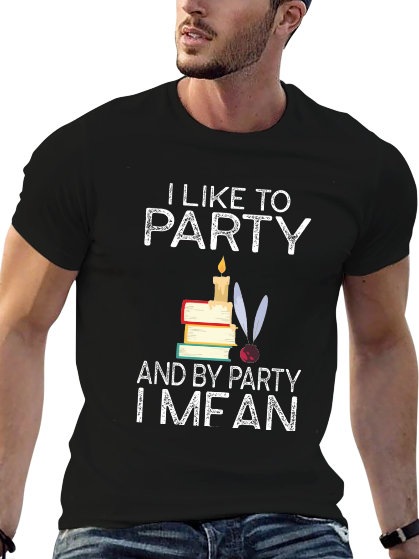 I Like To Party I Mean Read T-Shirt
