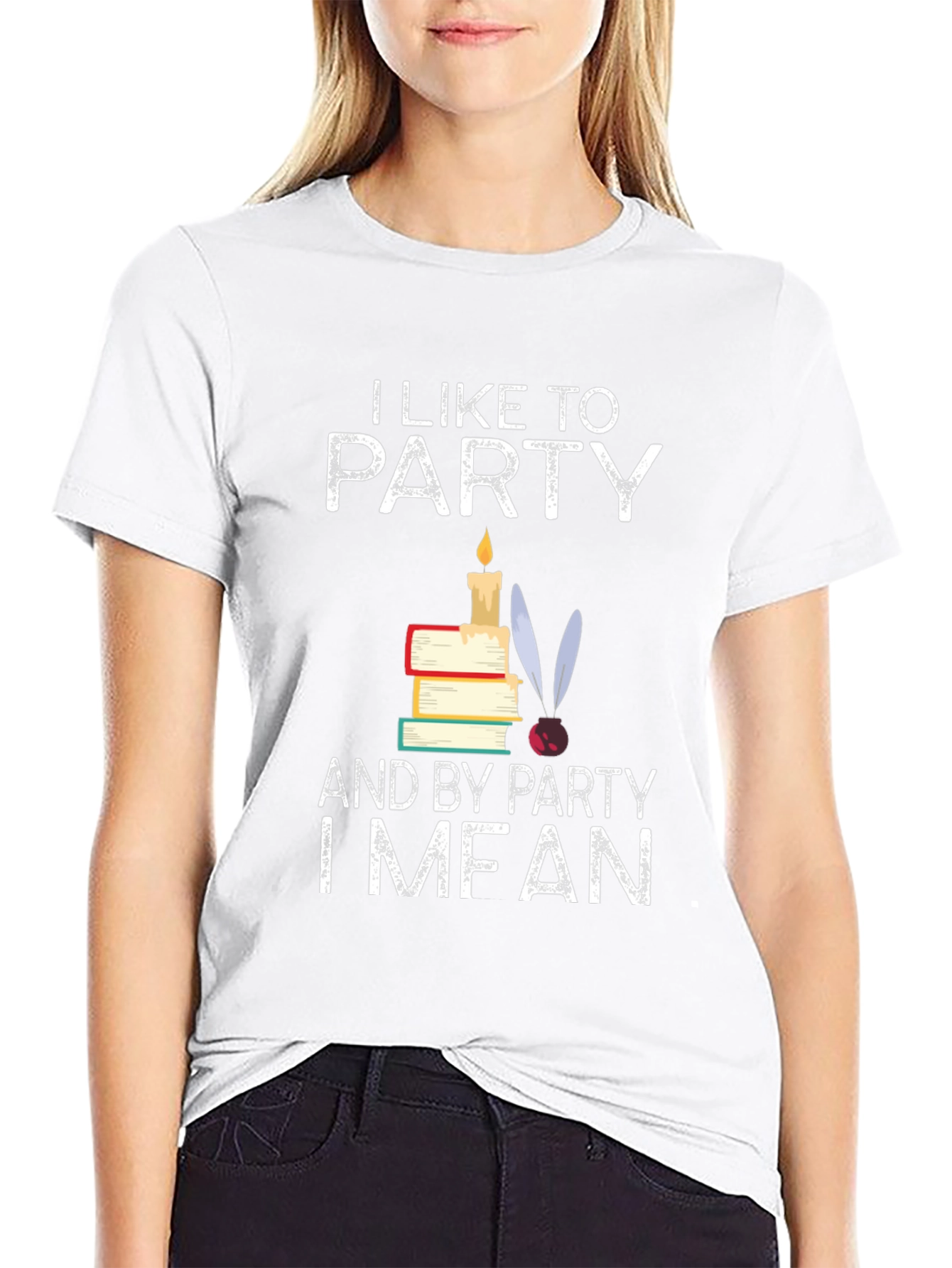 I Like To Party I Mean Read T-Shirt
