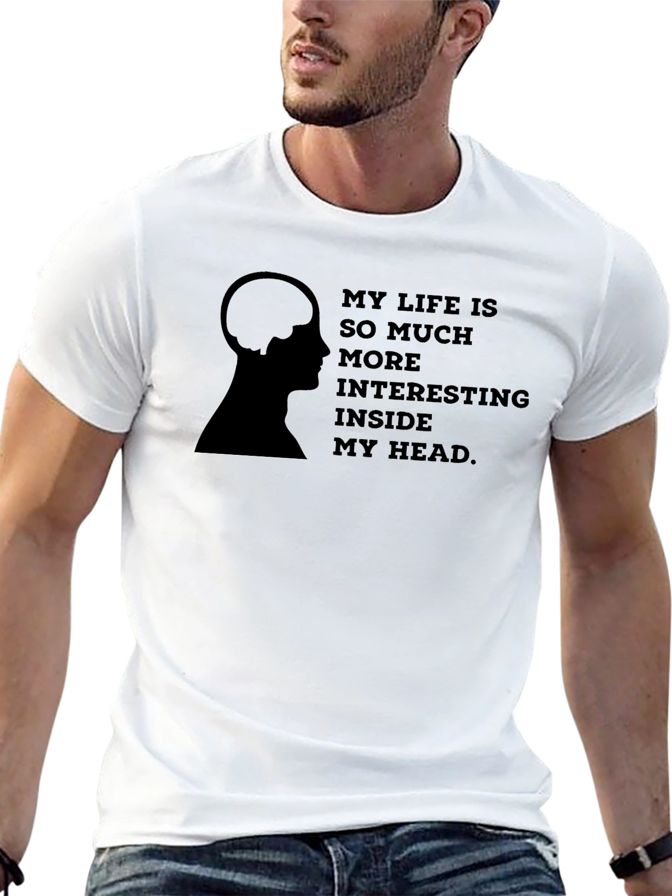 Interesting Thoughts T-Shirt - Black