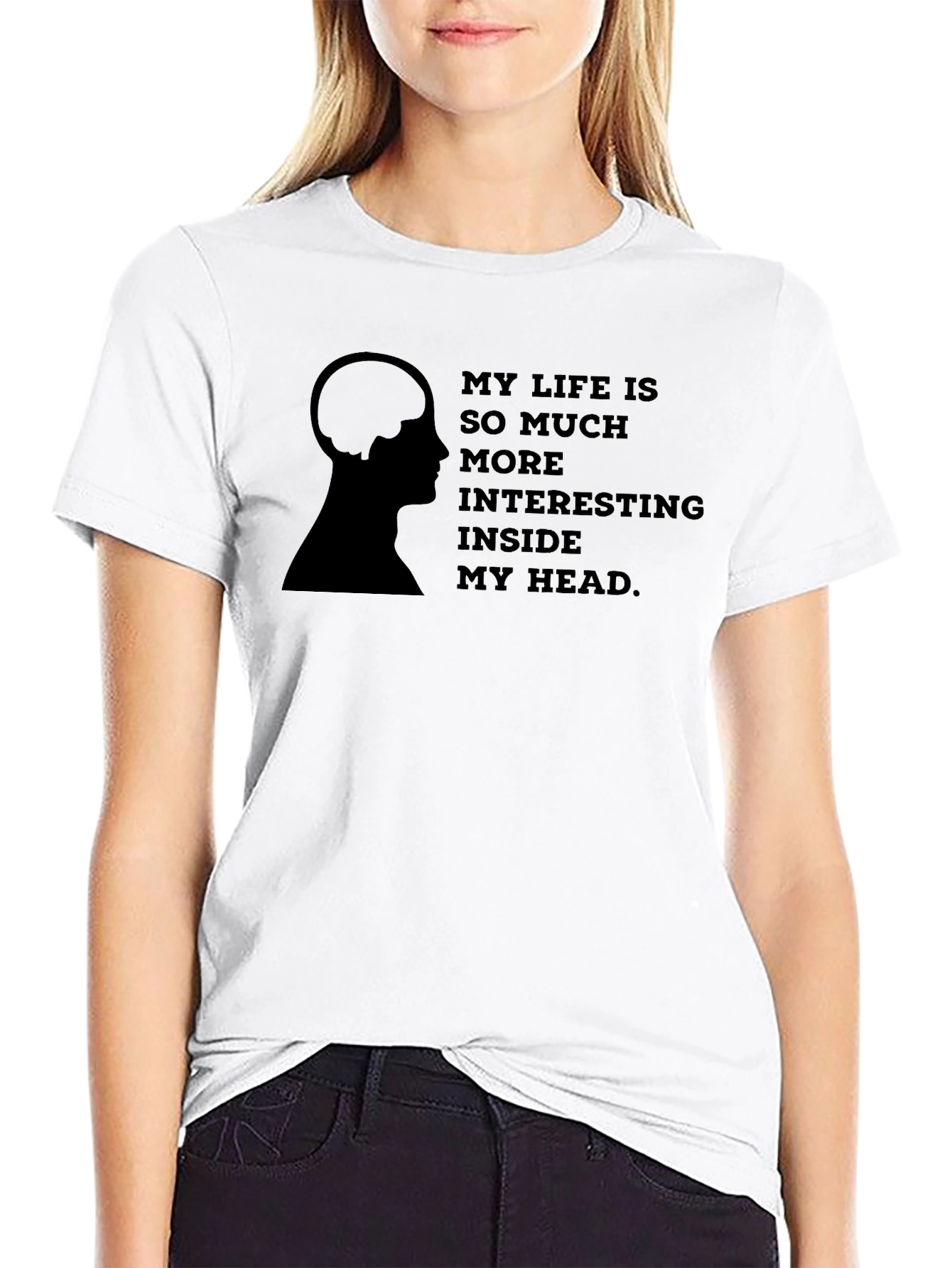 Interesting Thoughts T-Shirt - Black