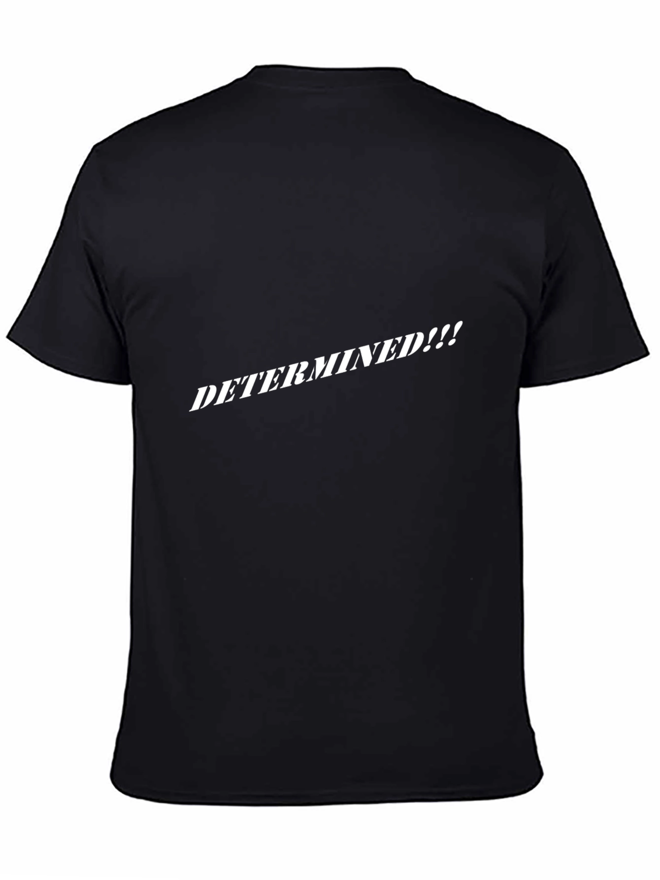 Determined Graphic Tee - Bold Black T-Shirt