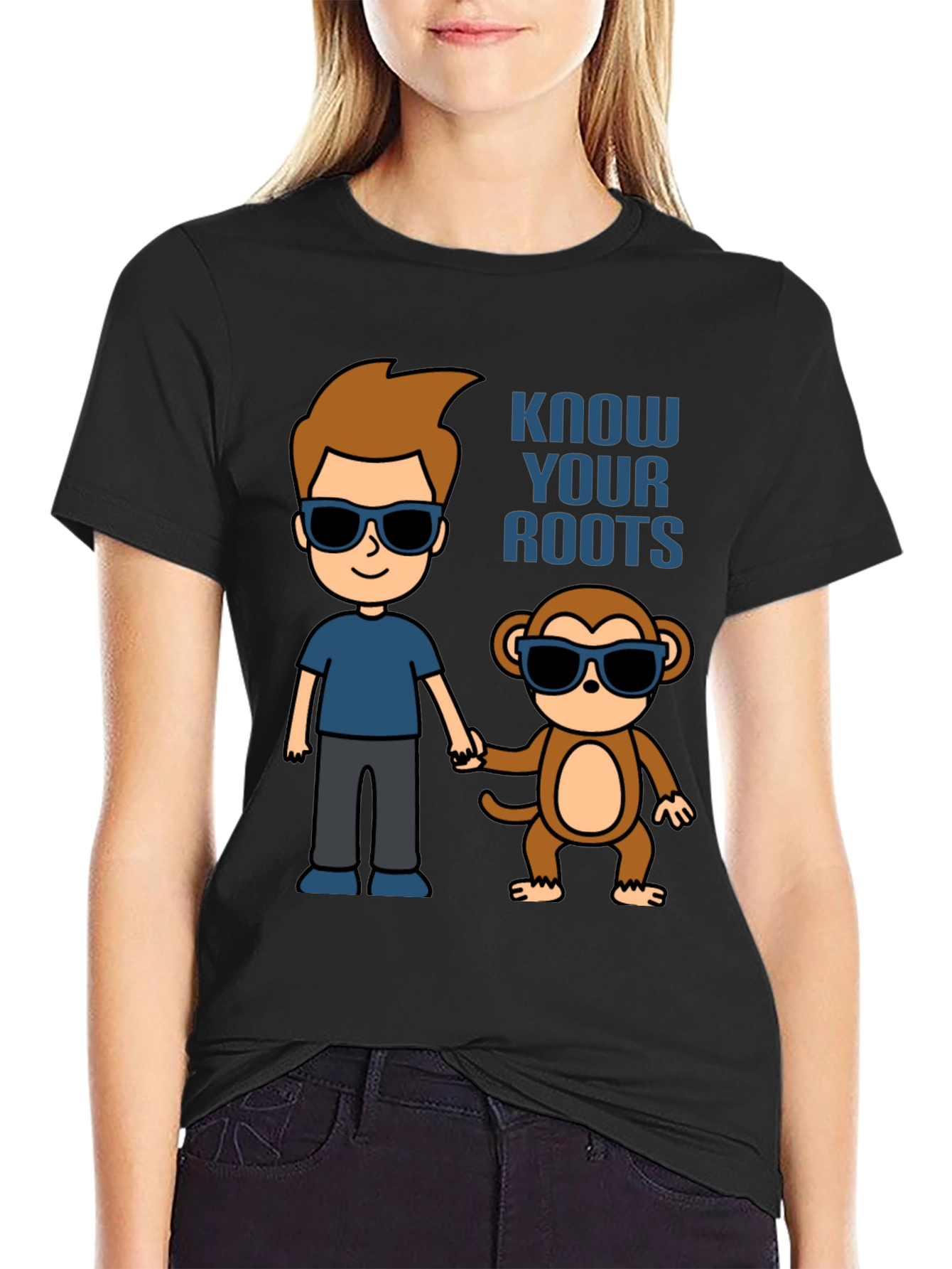 Know Your Roots Cartoon T-Shirt