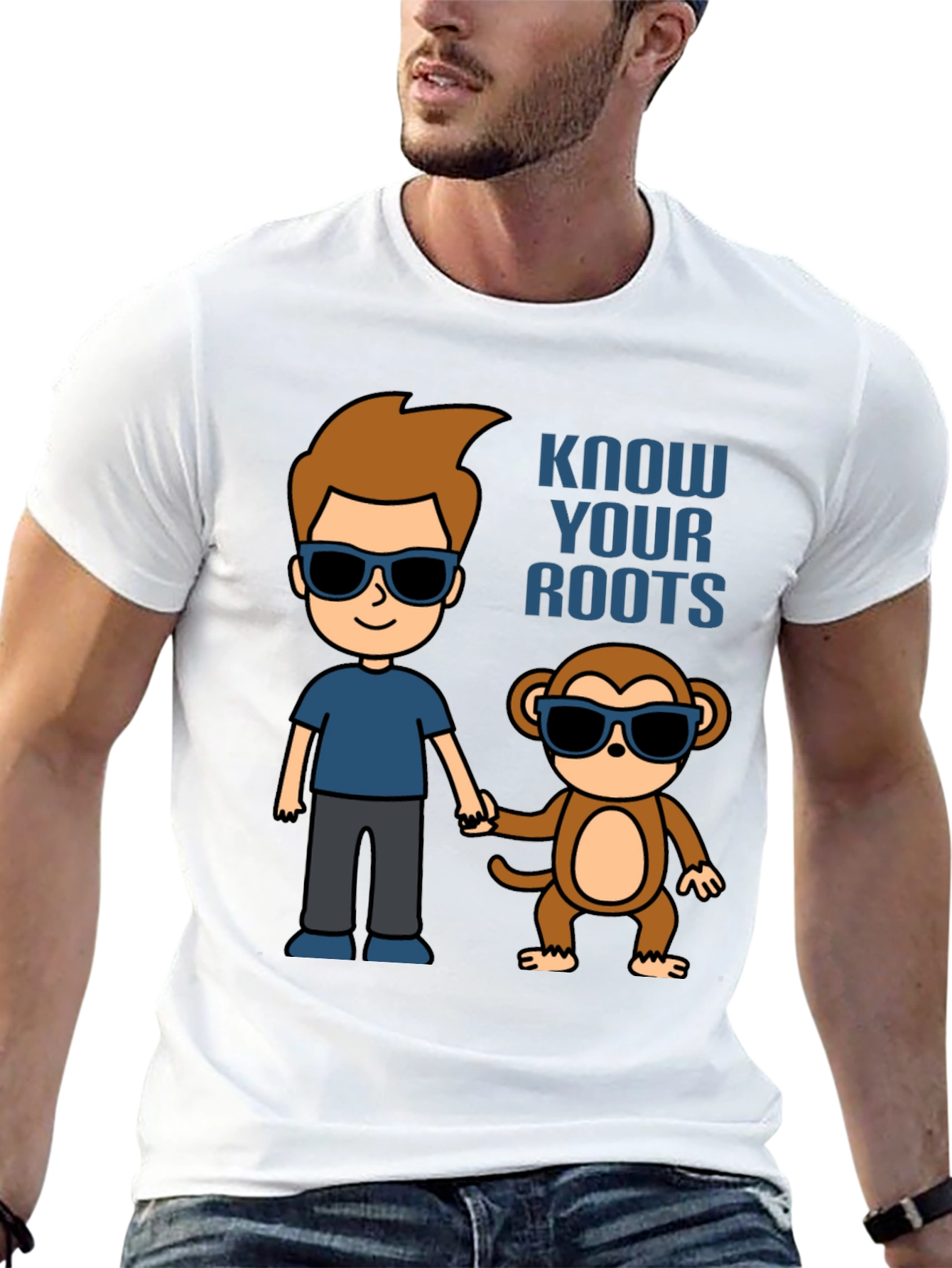 Know Your Roots Cartoon T-Shirt
