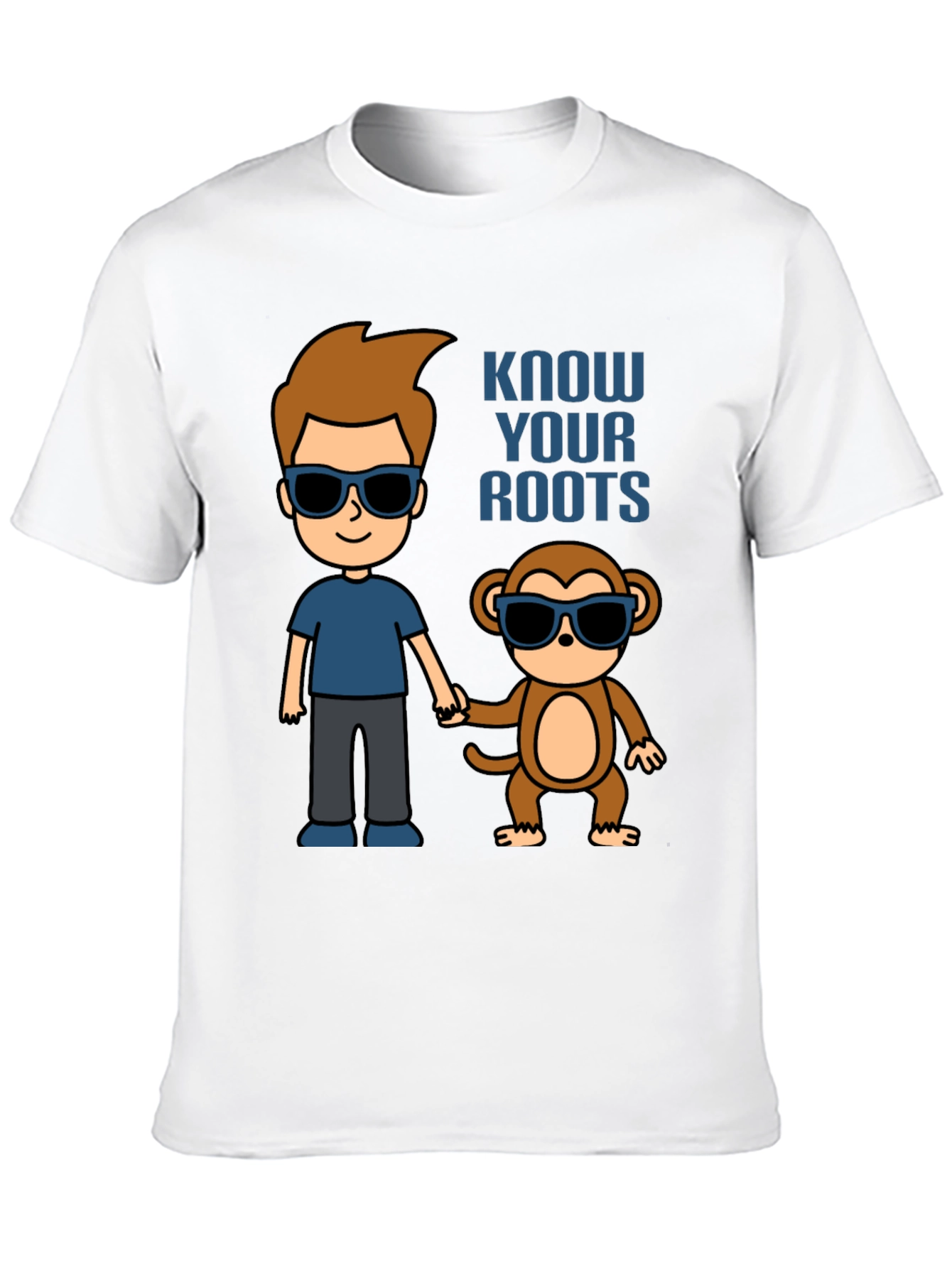 Know Your Roots Cartoon T-Shirt
