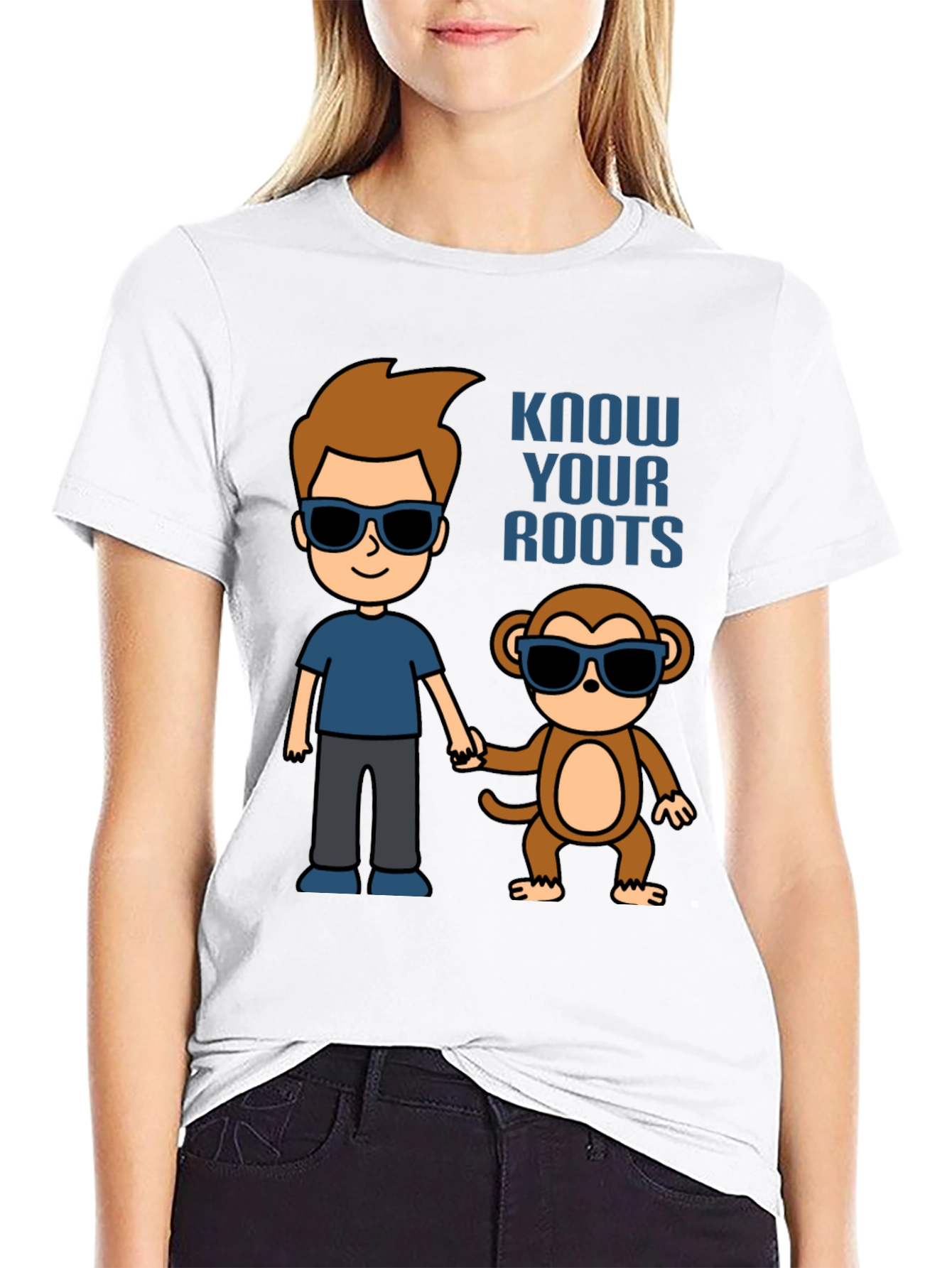 Know Your Roots Cartoon T-Shirt