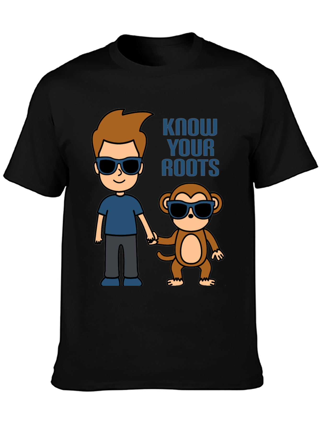 Know Your Roots Cartoon T-Shirt