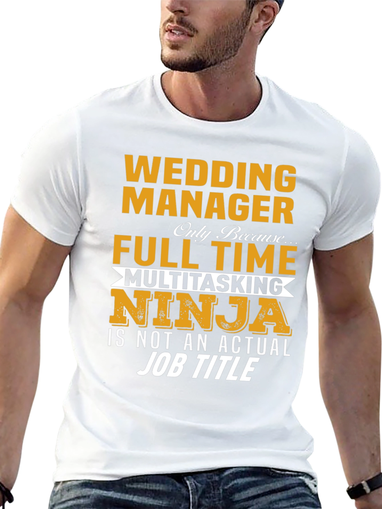 Wedding Manager Full Time Multitasking Ninja T-Shirt