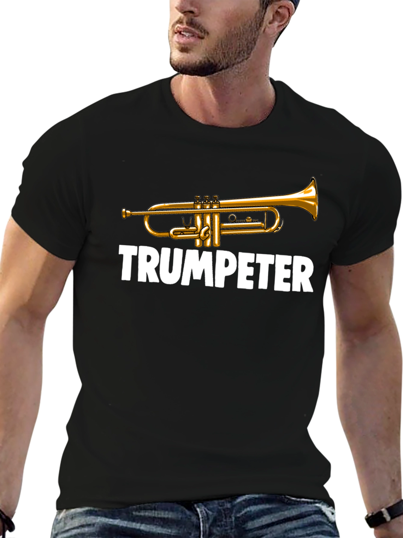 Trumpeter T-Shirt - Musical Instrument Graphic Tee
