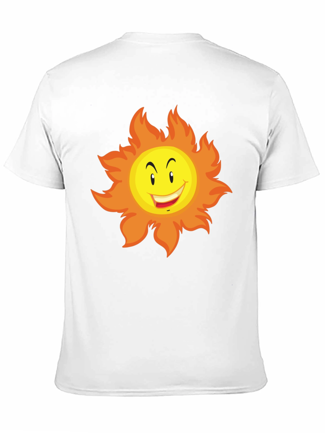 Funny Sun Graphic Tee - Black