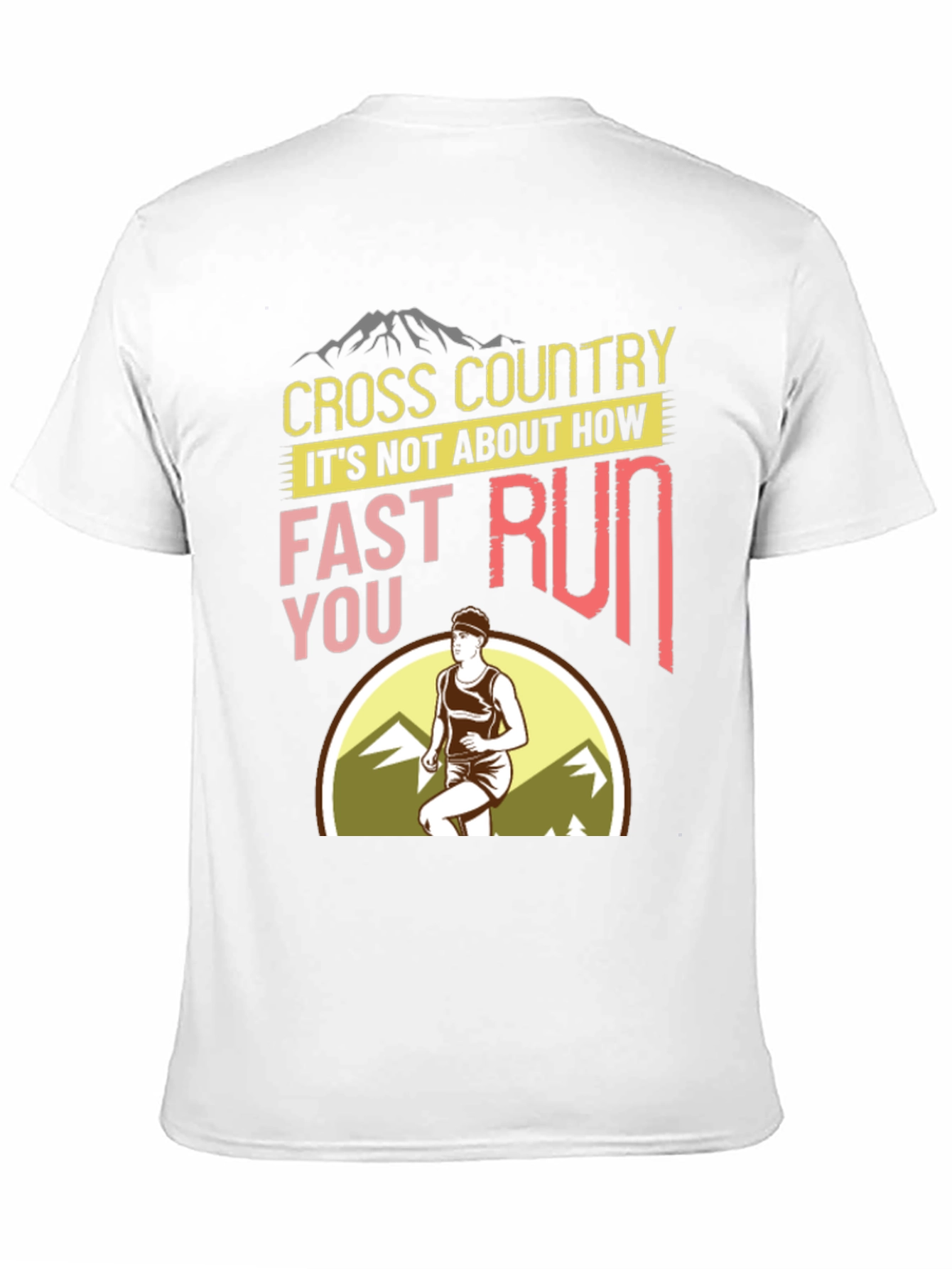 Cross Country Running Graphic T-Shirt