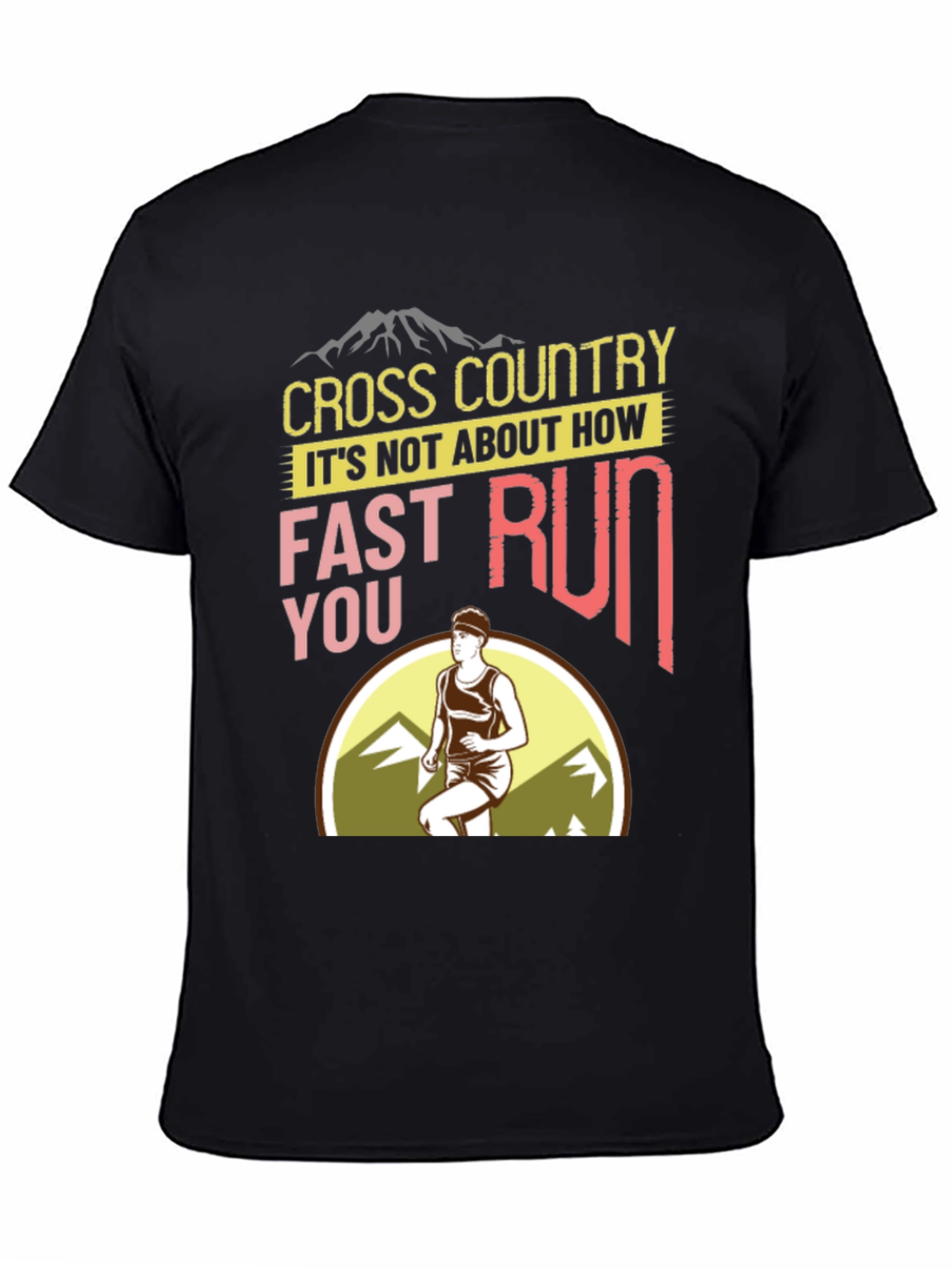 Cross Country Running Graphic T-Shirt