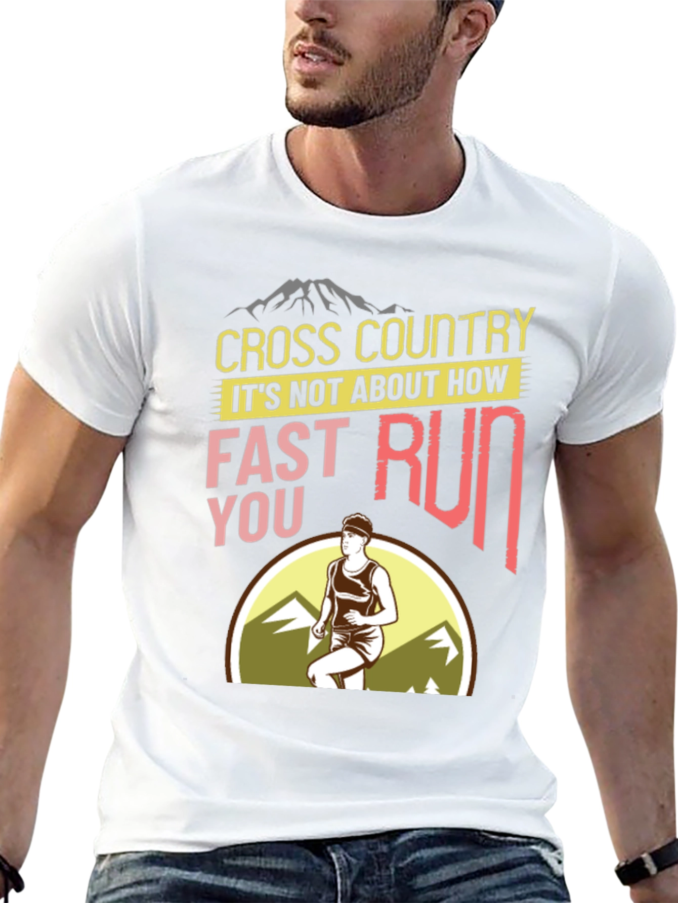 Cross Country Running Graphic T-Shirt