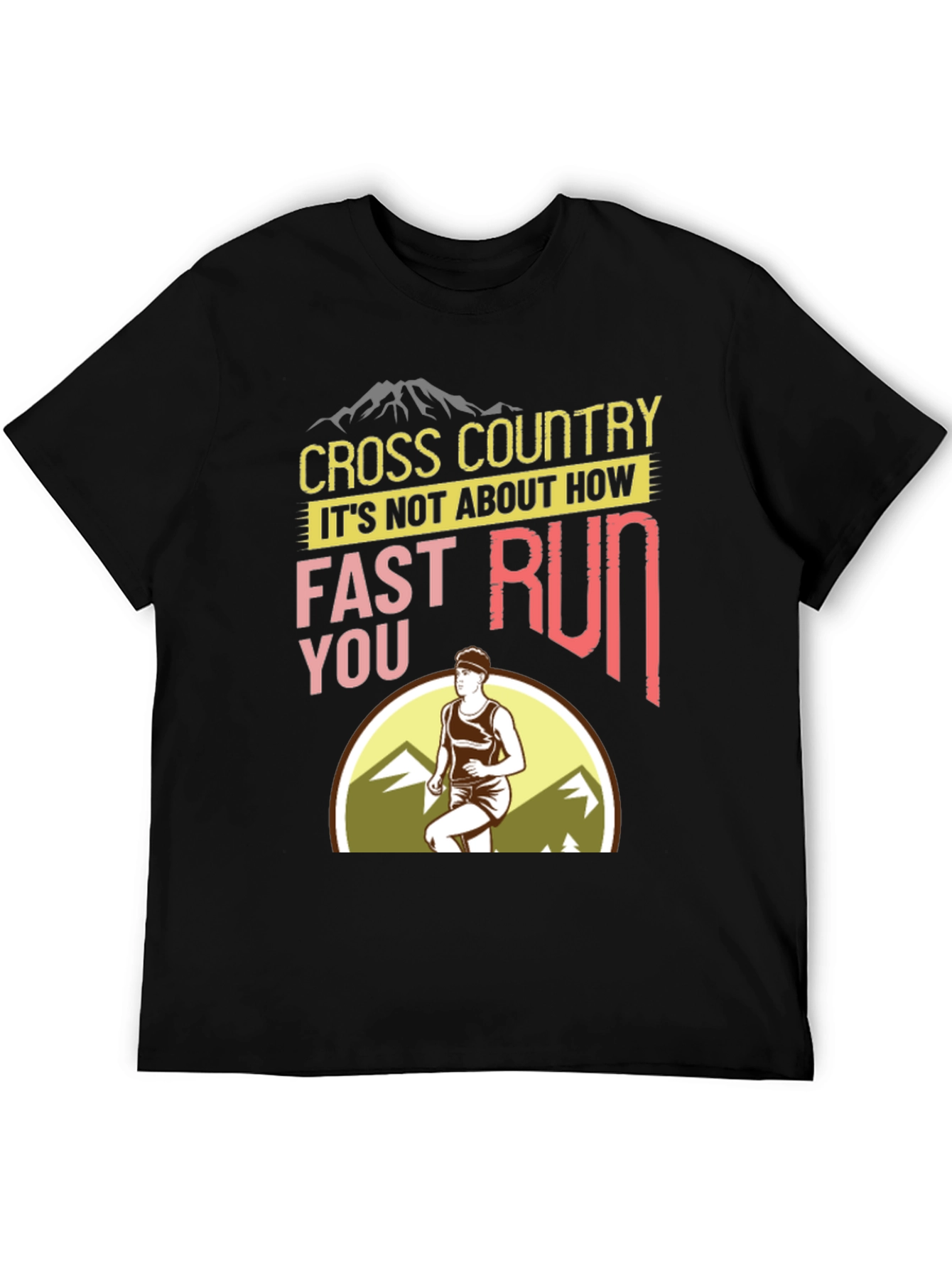 Cross Country Running Graphic T-Shirt