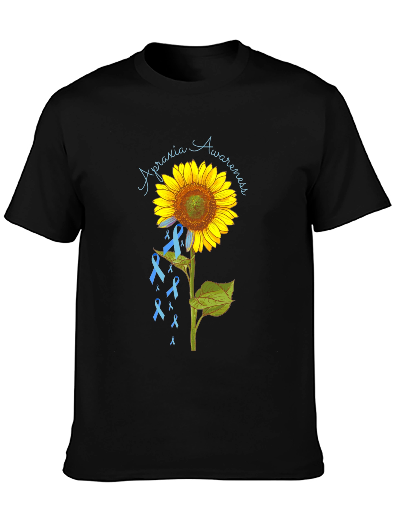 Apraxia Awareness Sunflower T-Shirt