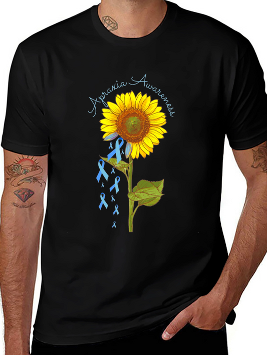 Apraxia Awareness Sunflower T-Shirt