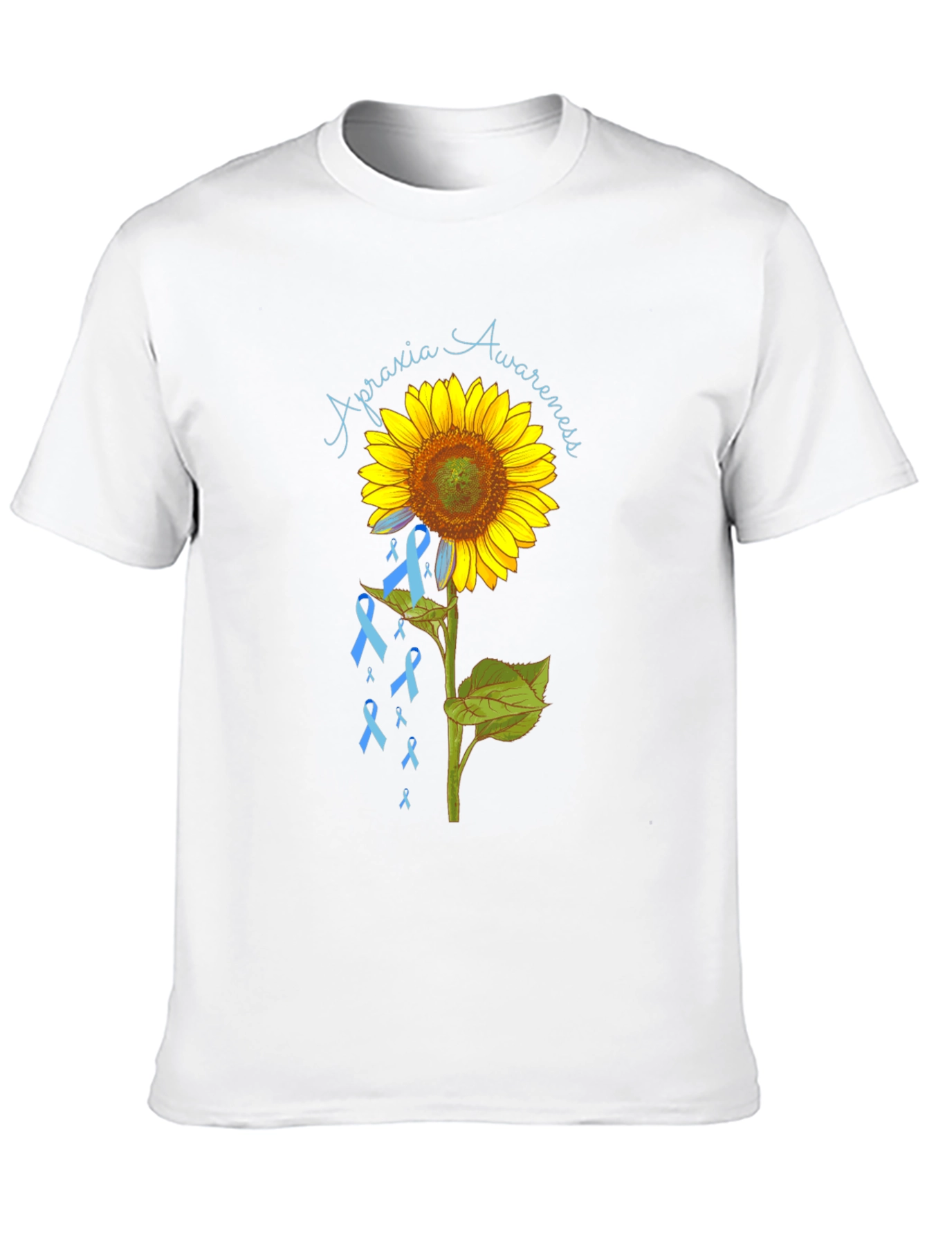 Apraxia Awareness Sunflower T-Shirt