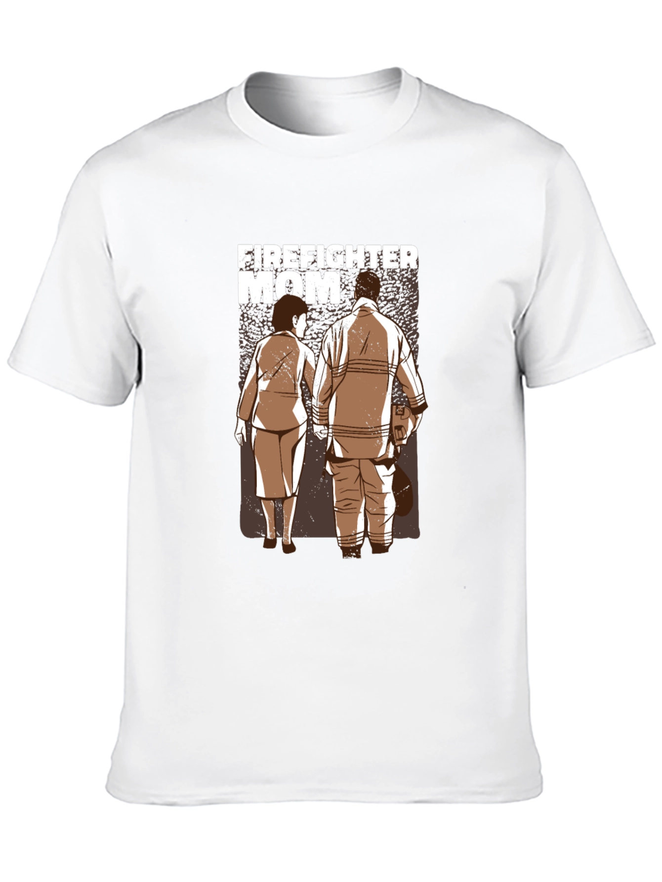 Firefighter Mom Graphic Tee - Hero Support T-Shirt