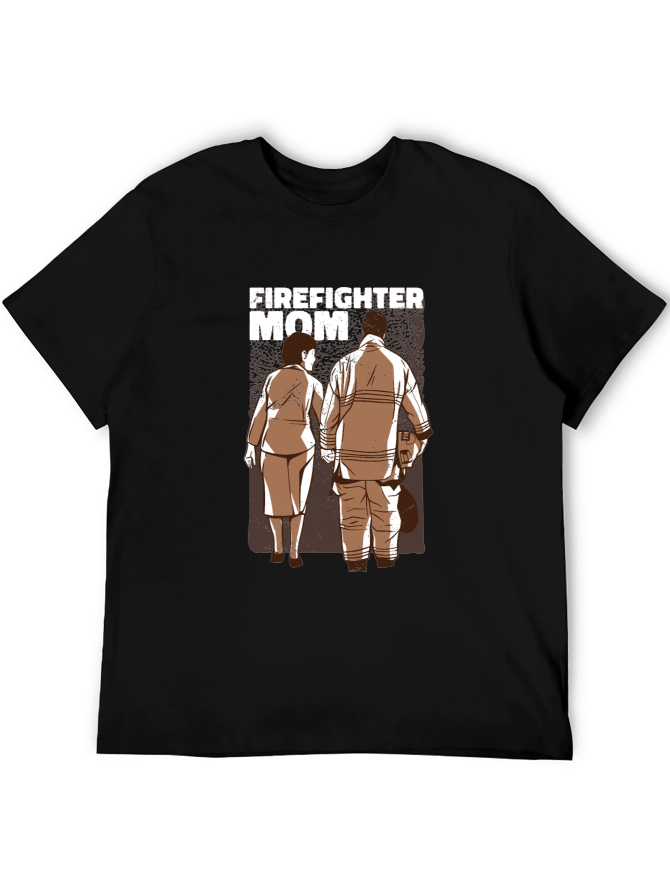 Firefighter Mom Graphic Tee - Hero Support T-Shirt