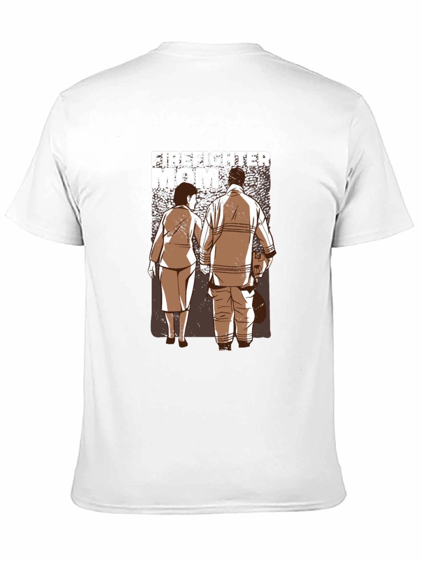 Firefighter Mom Graphic Tee - Hero Support T-Shirt