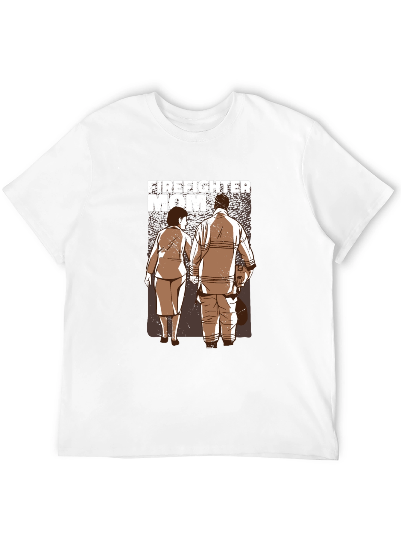 Firefighter Mom Graphic Tee - Hero Support T-Shirt