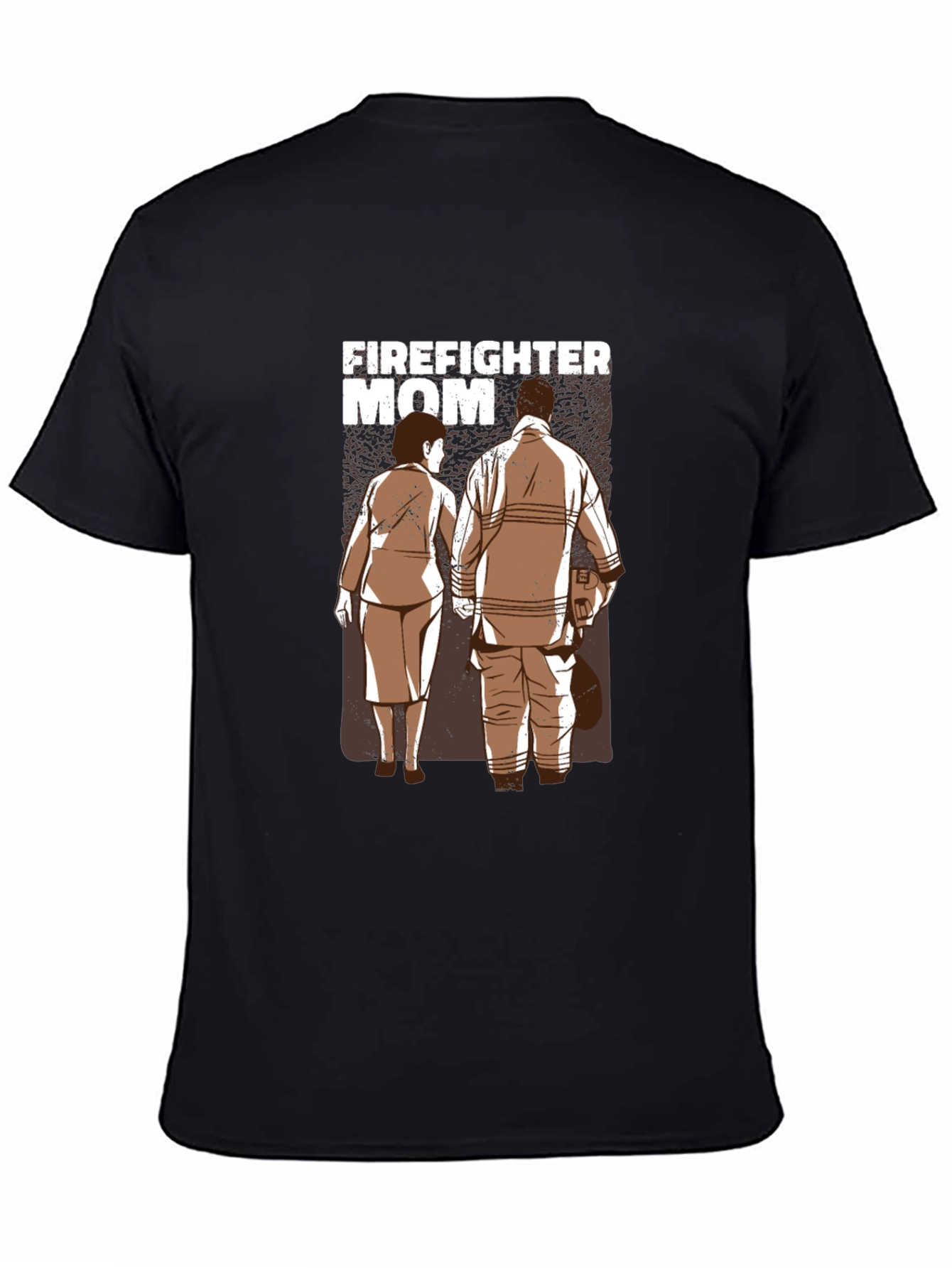 Firefighter Mom Graphic Tee - Hero Support T-Shirt